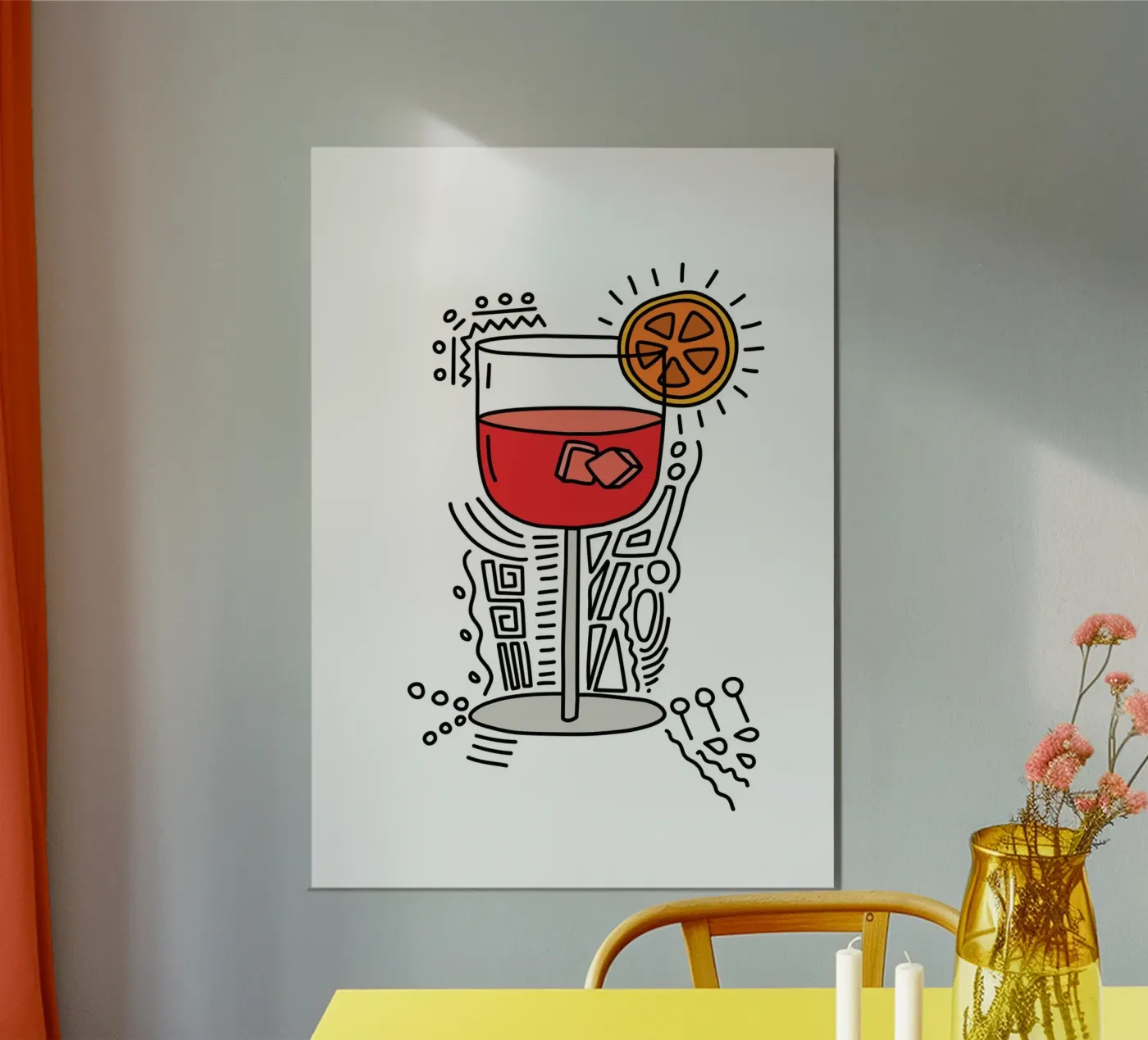 Holy Aperol poster van Constanze Art Direction