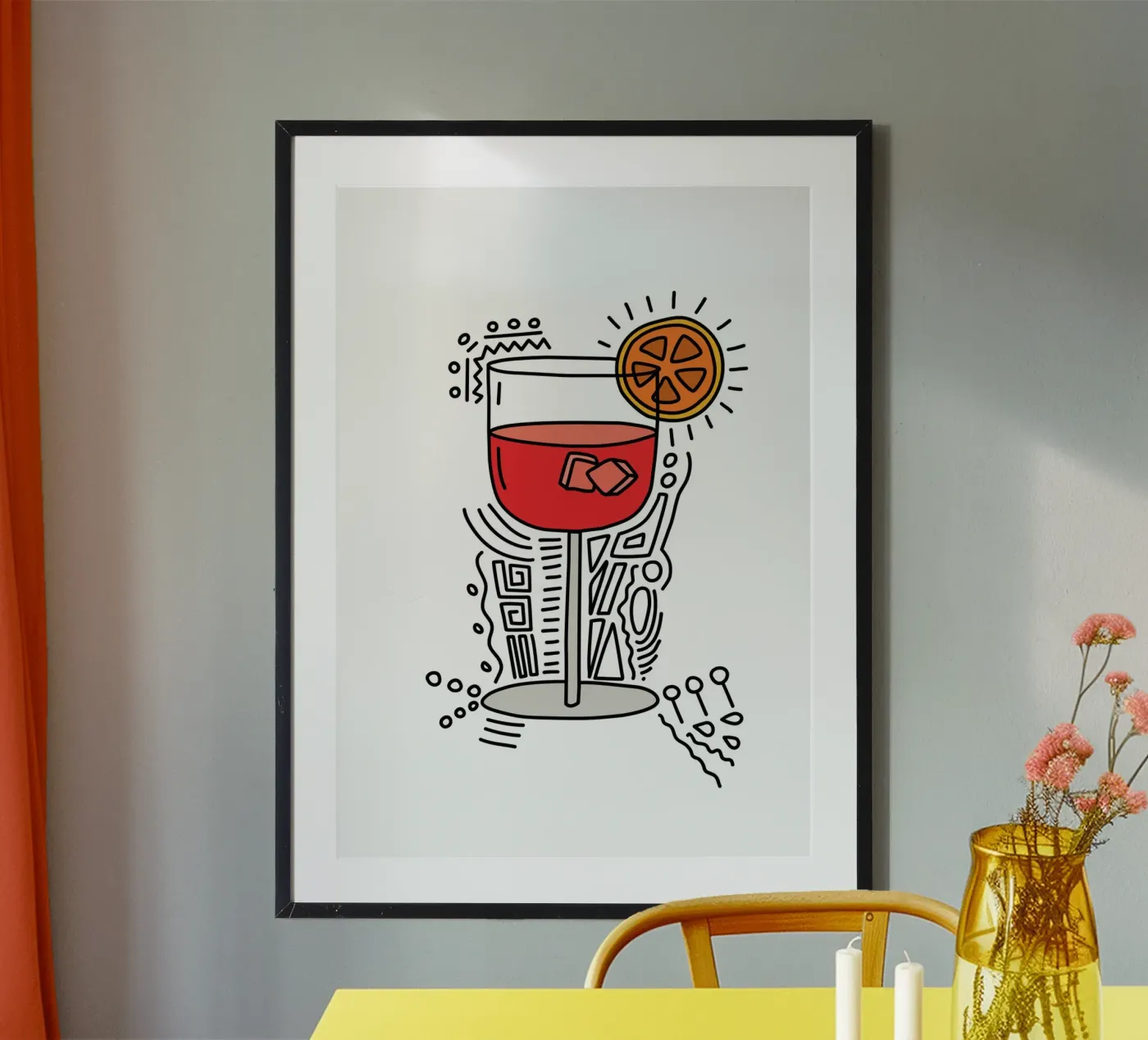 Holy Aperol poster van Constanze Art Direction