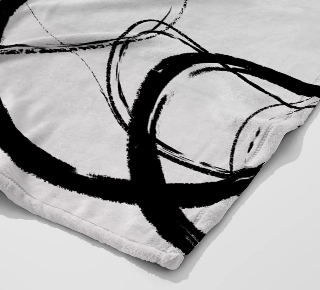 Wild Strokes No 4 coperta in pile da treechild