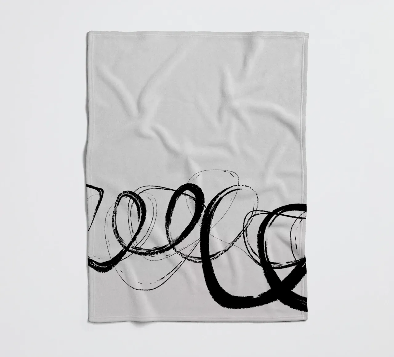 Wild Strokes No 4 coperta in pile da treechild