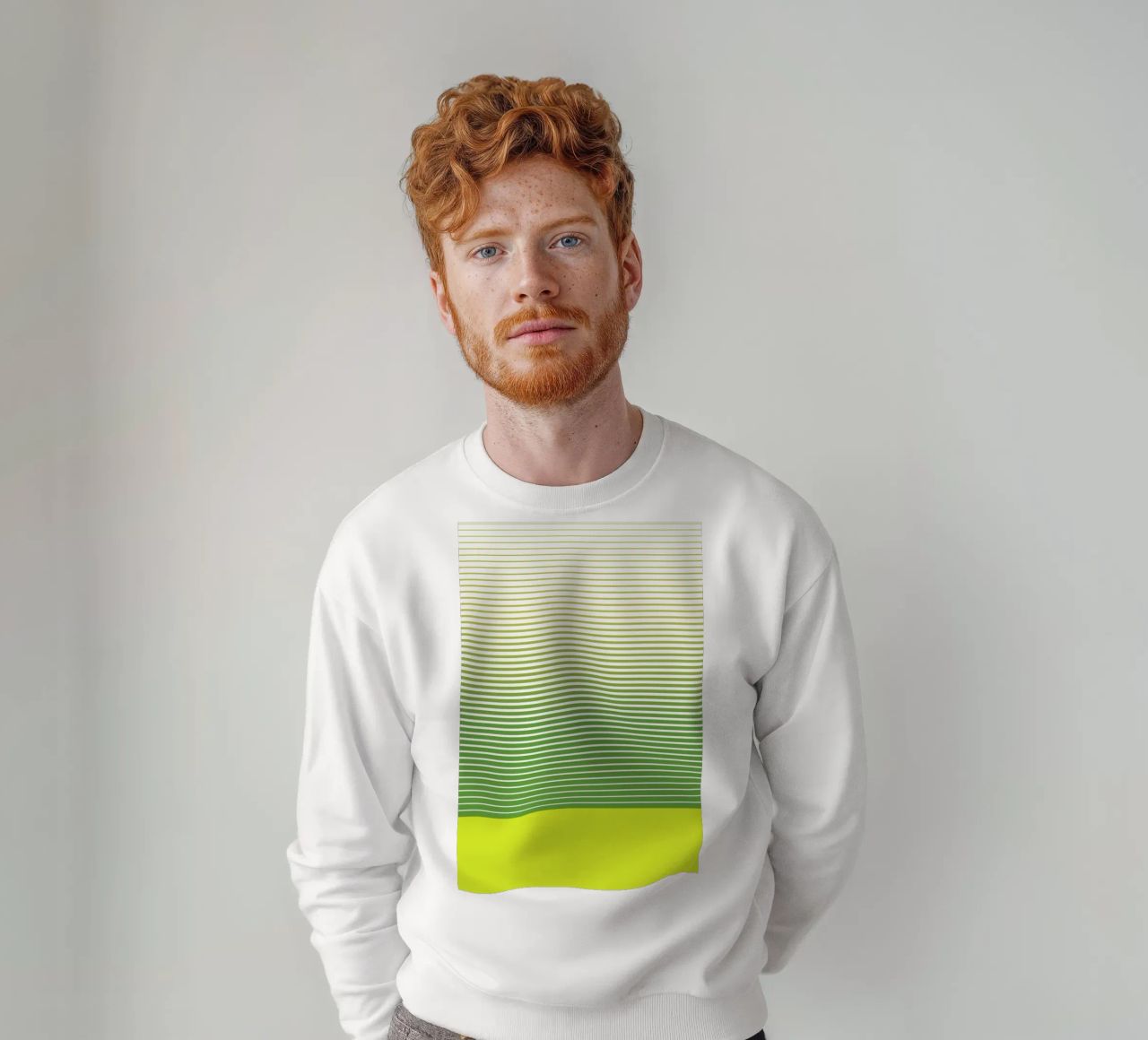 Zen Stripes design grafico minimale felpa da Stoian Hitrov