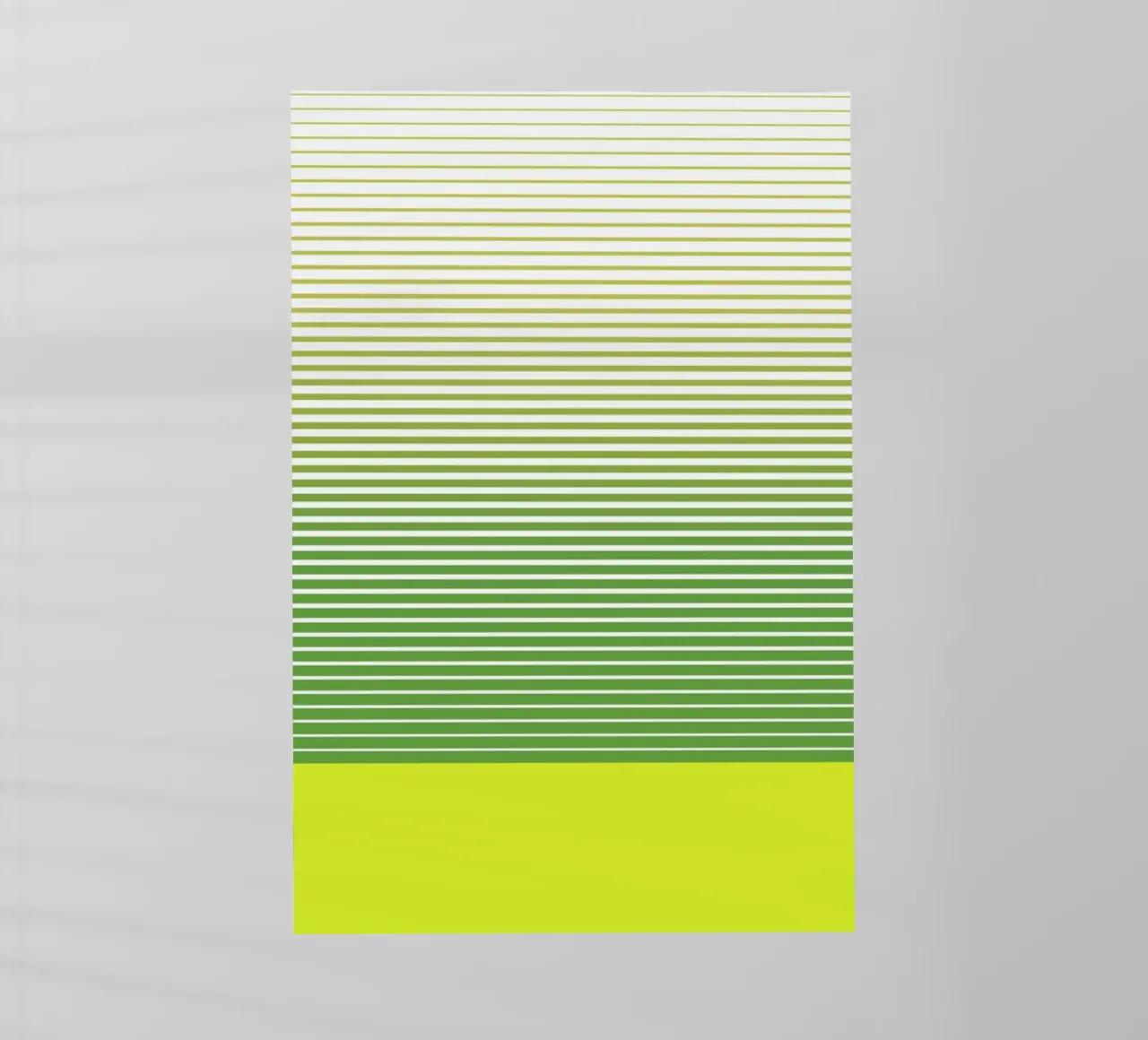 Diseño gráfico minimalista Zen Stripes lámina retroiluminada de Stoian Hitrov