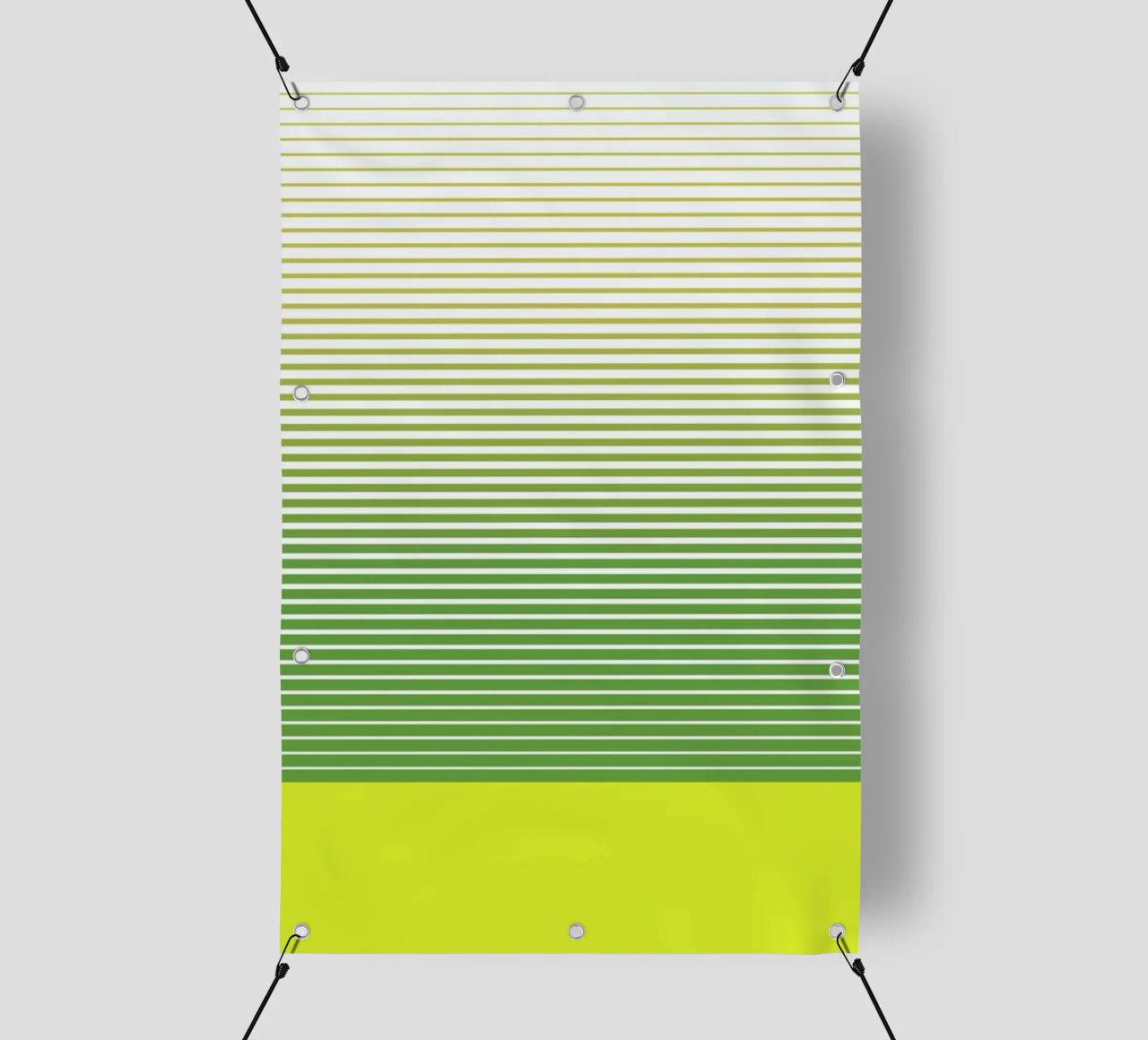 Zen Stripes design grafico minimale telo in pvc da Stoian Hitrov
