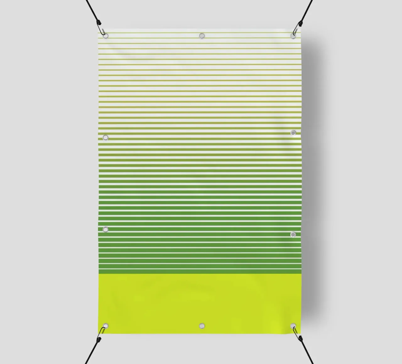 Zen Stripes design grafico minimale telo in pvc da Stoian Hitrov