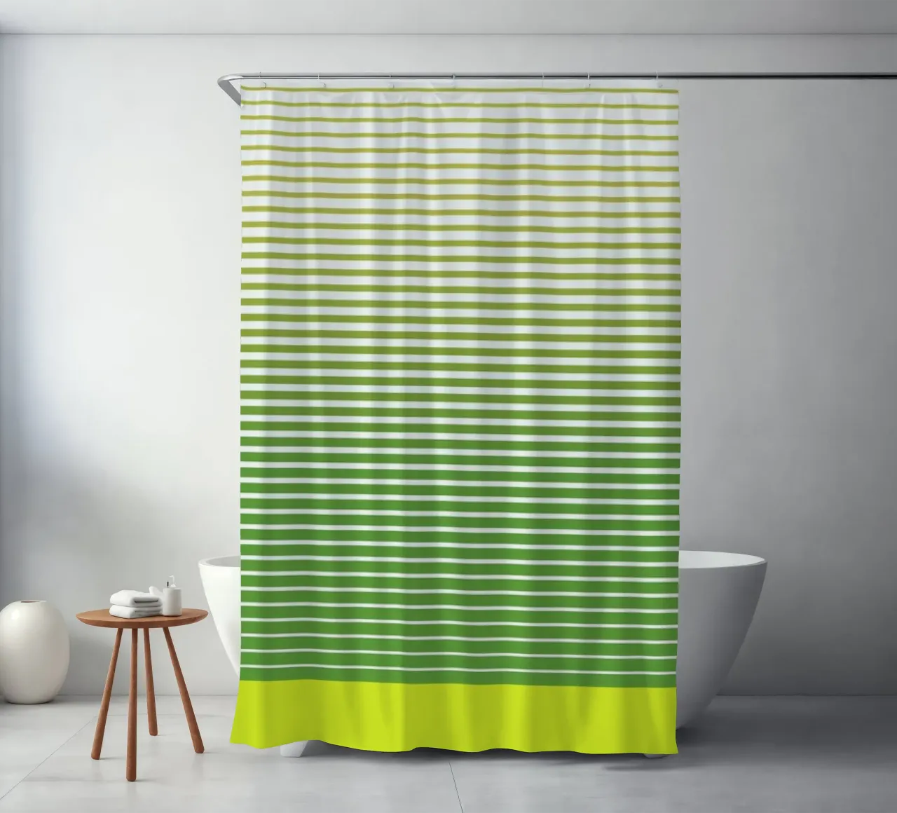Zen Stripes design grafico minimale tenda da doccia da Stoian Hitrov