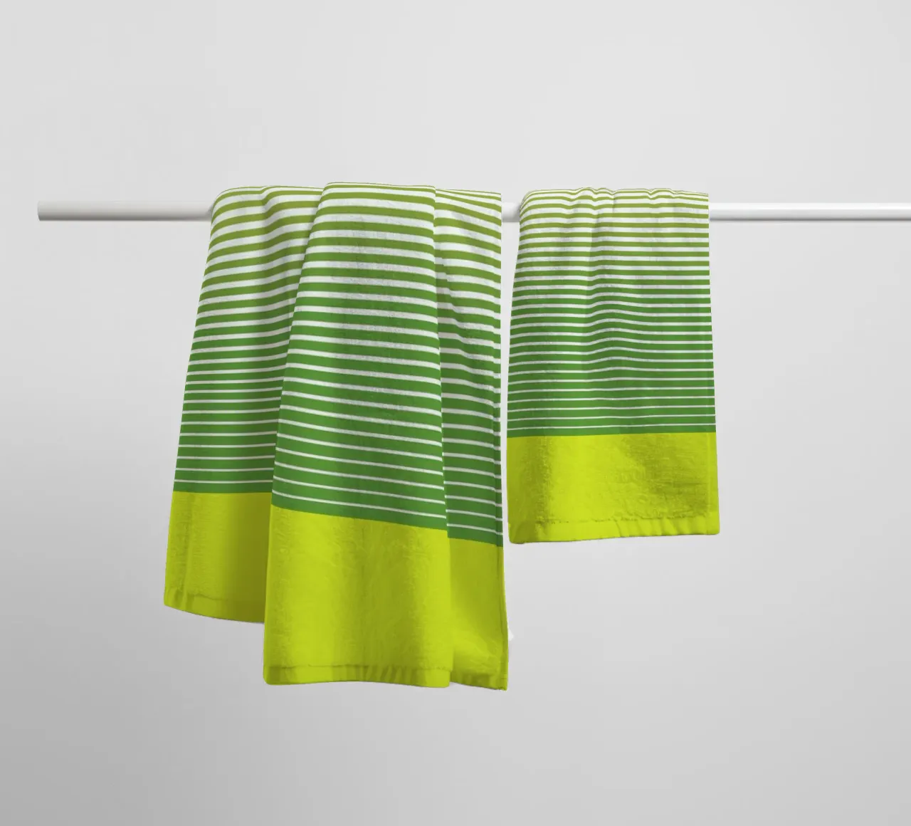 Zen Stripes design grafico minimale asciugamano da bagno da Stoian Hitrov