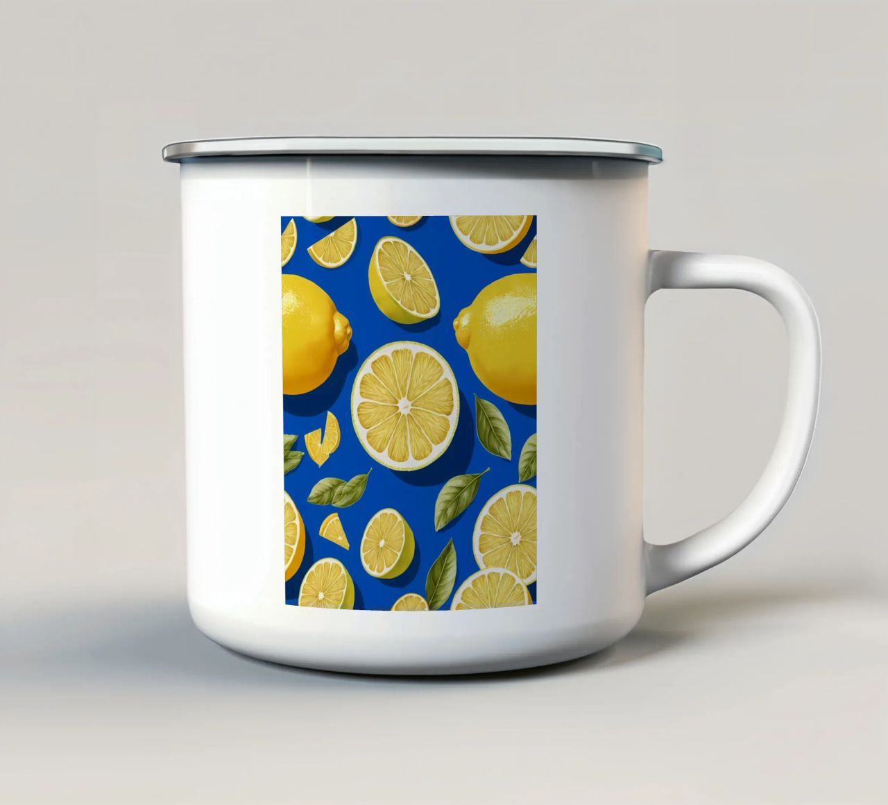 Zeste di limone tazza in smalto da Artistic-shop
