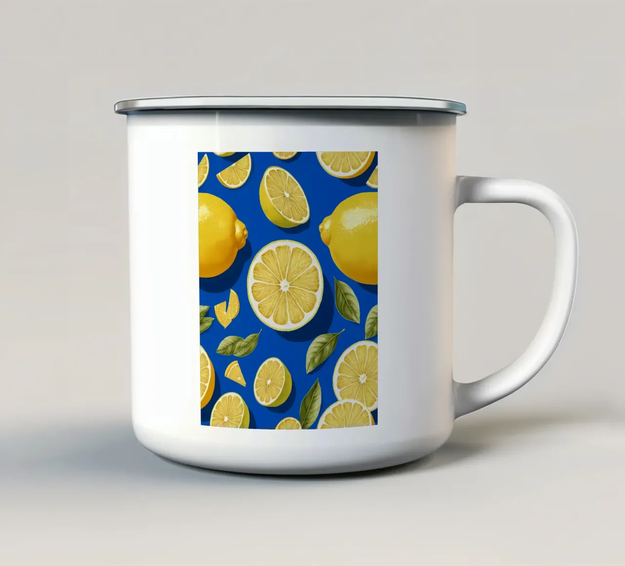 Zeste di limone tazza in smalto da Artistic-shop