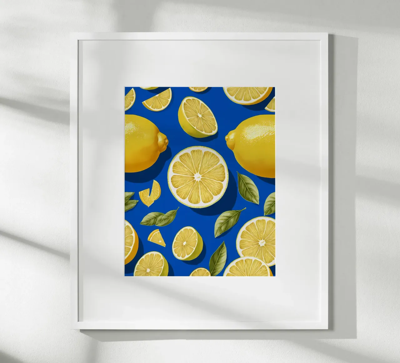 Zeste di limone poster con telaio in plastica da Artistic-shop