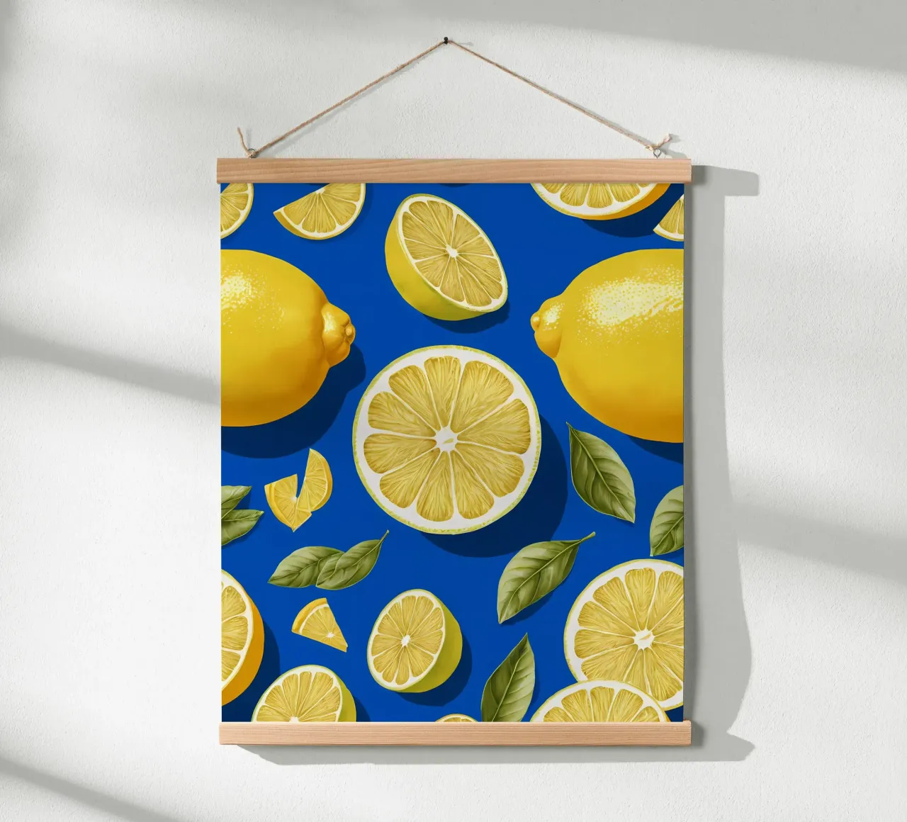 Zeste di limone poster con telaio in plastica da Artistic-shop