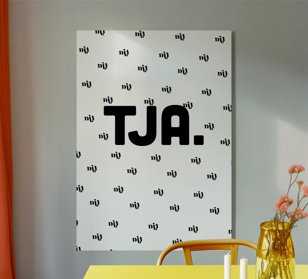 Tja. acryl van Nur So Studio