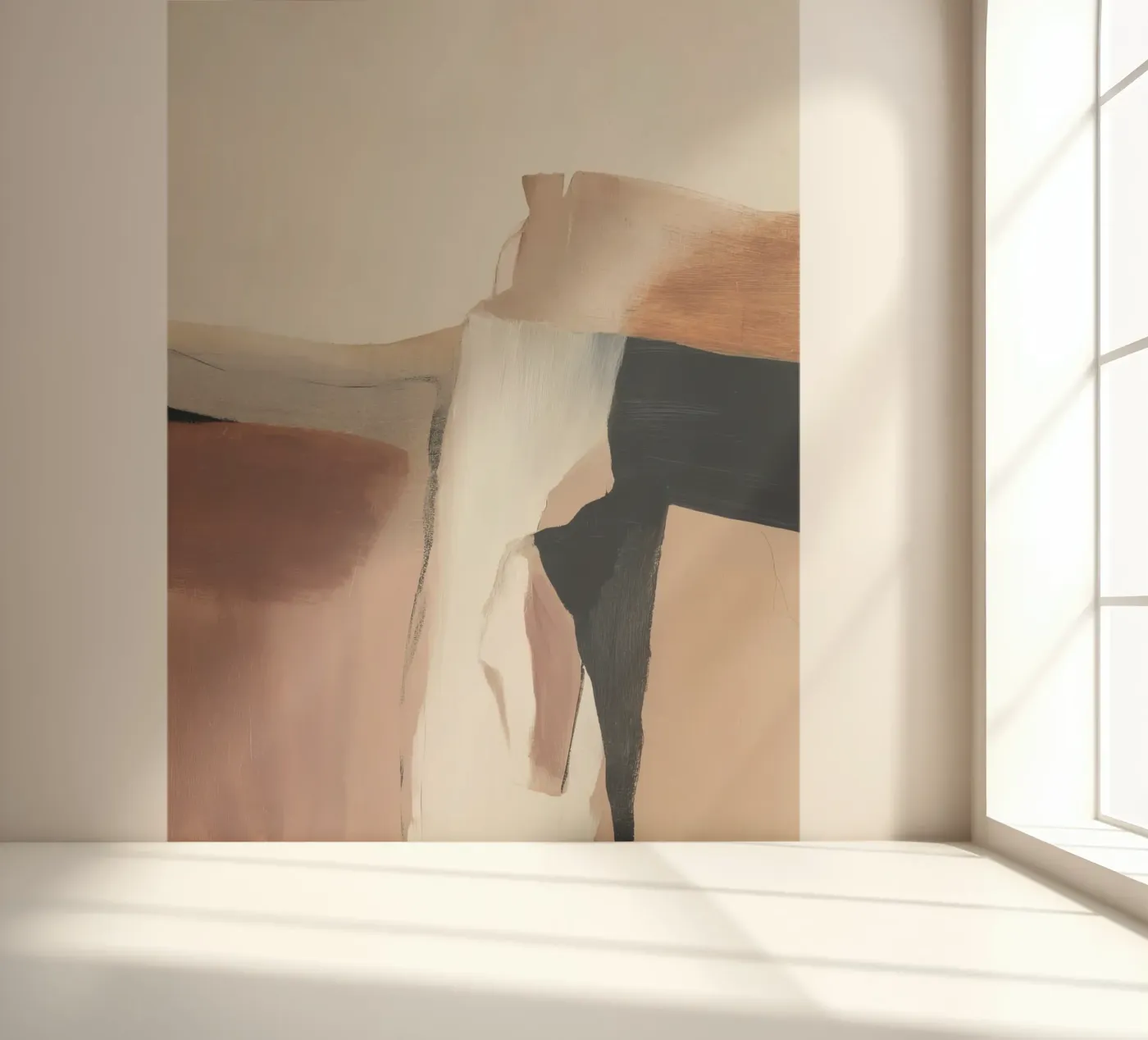 Abstracte lagen fotobehang van ThingDesign