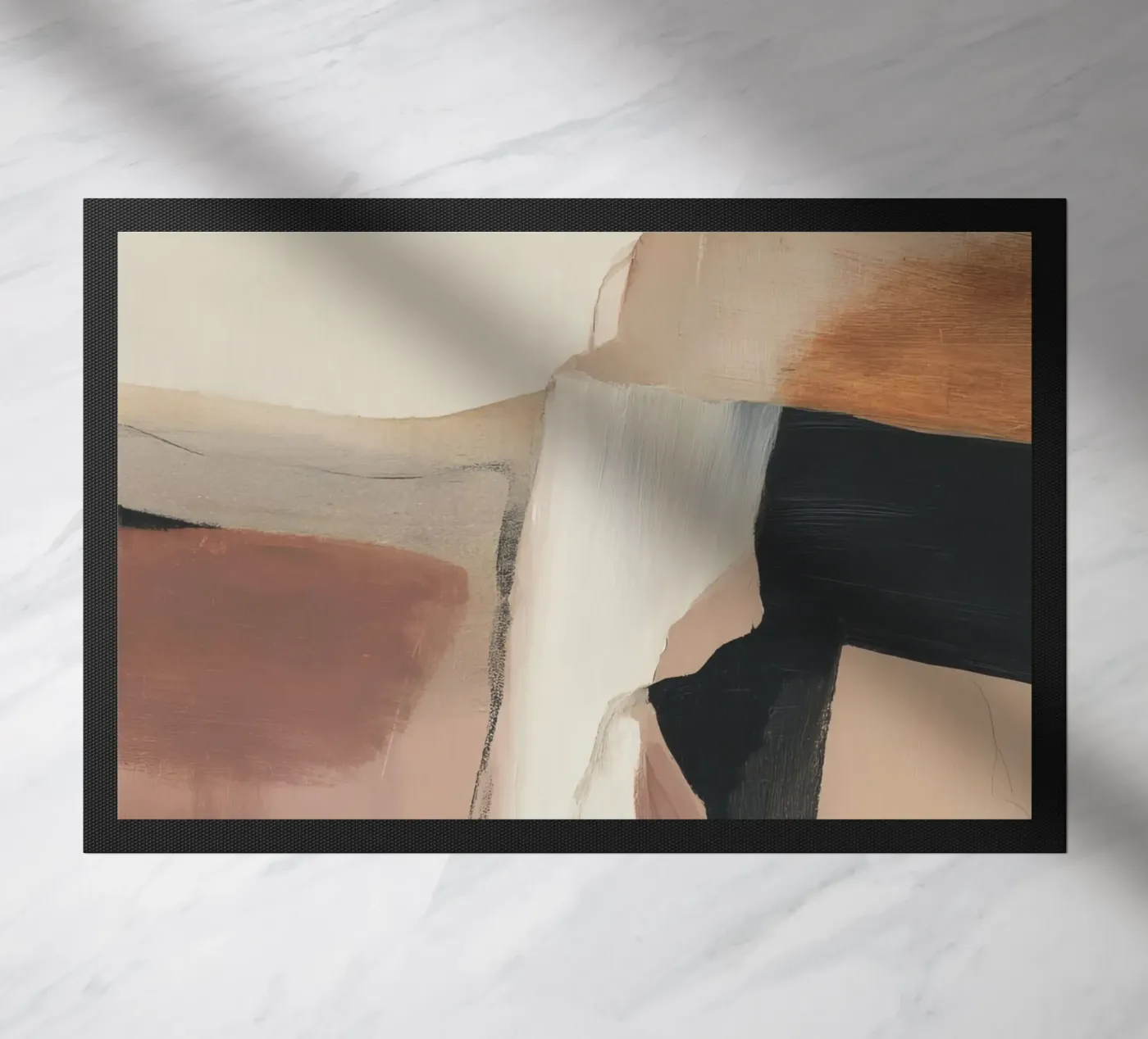 Abstract Layers doormat by ThingDesign