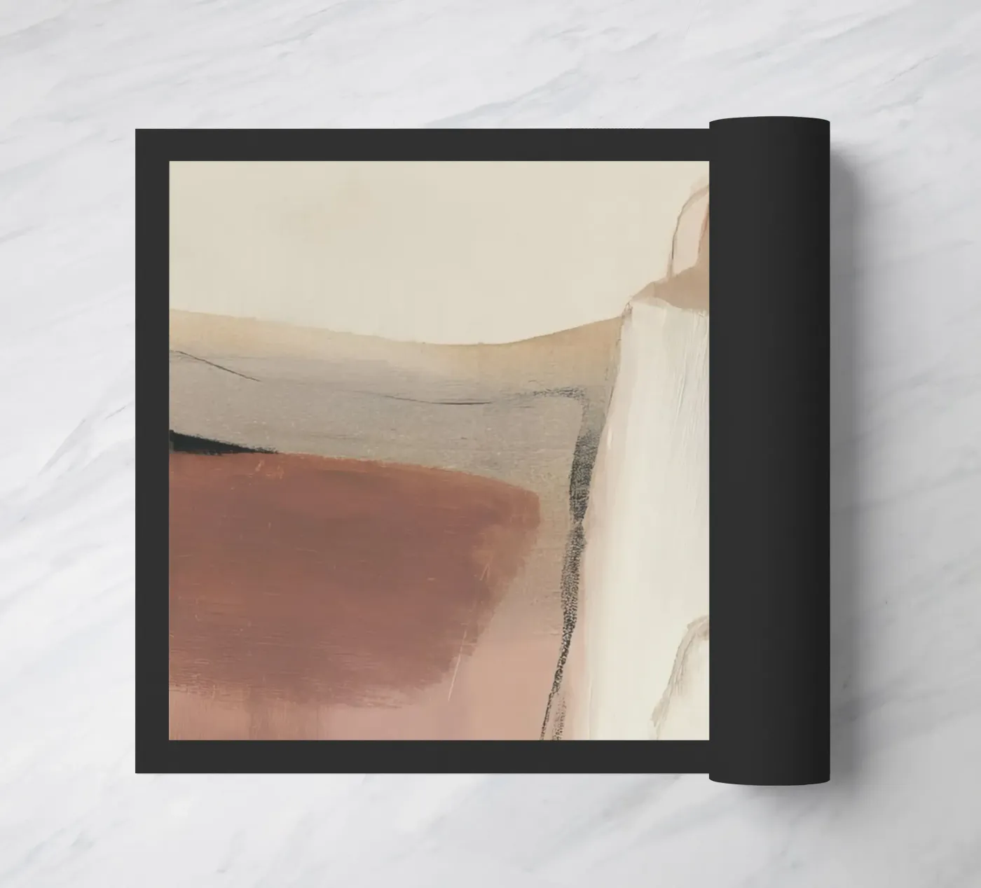 Abstract Layers doormat by ThingDesign