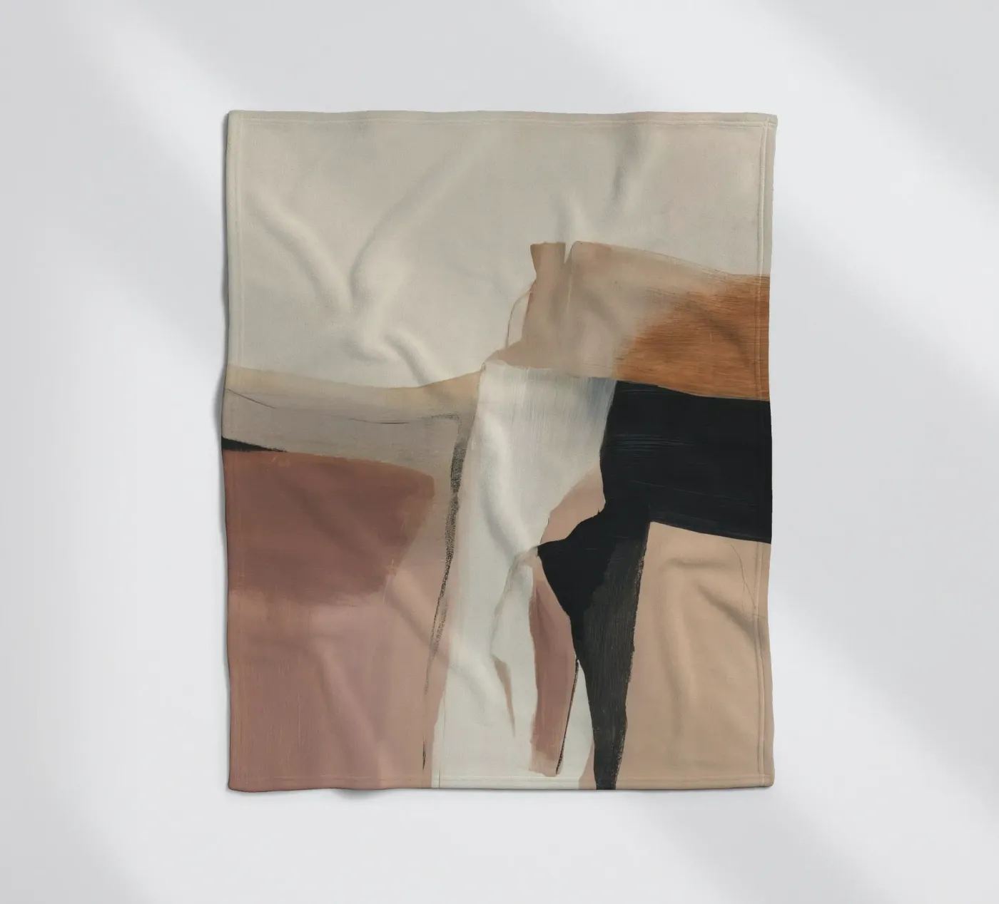 Abstrakte Ebenen Fleecedecke von ThingDesign
