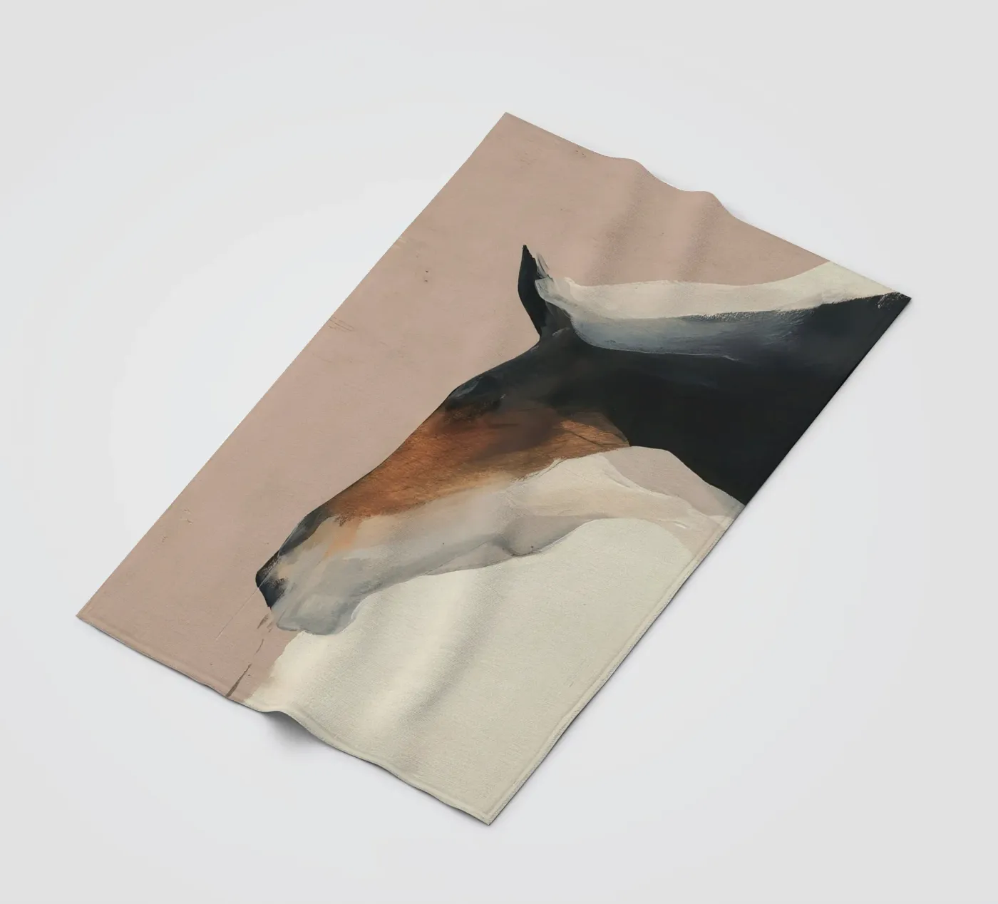 Schattenpferd Fleecedecke von ThingDesign