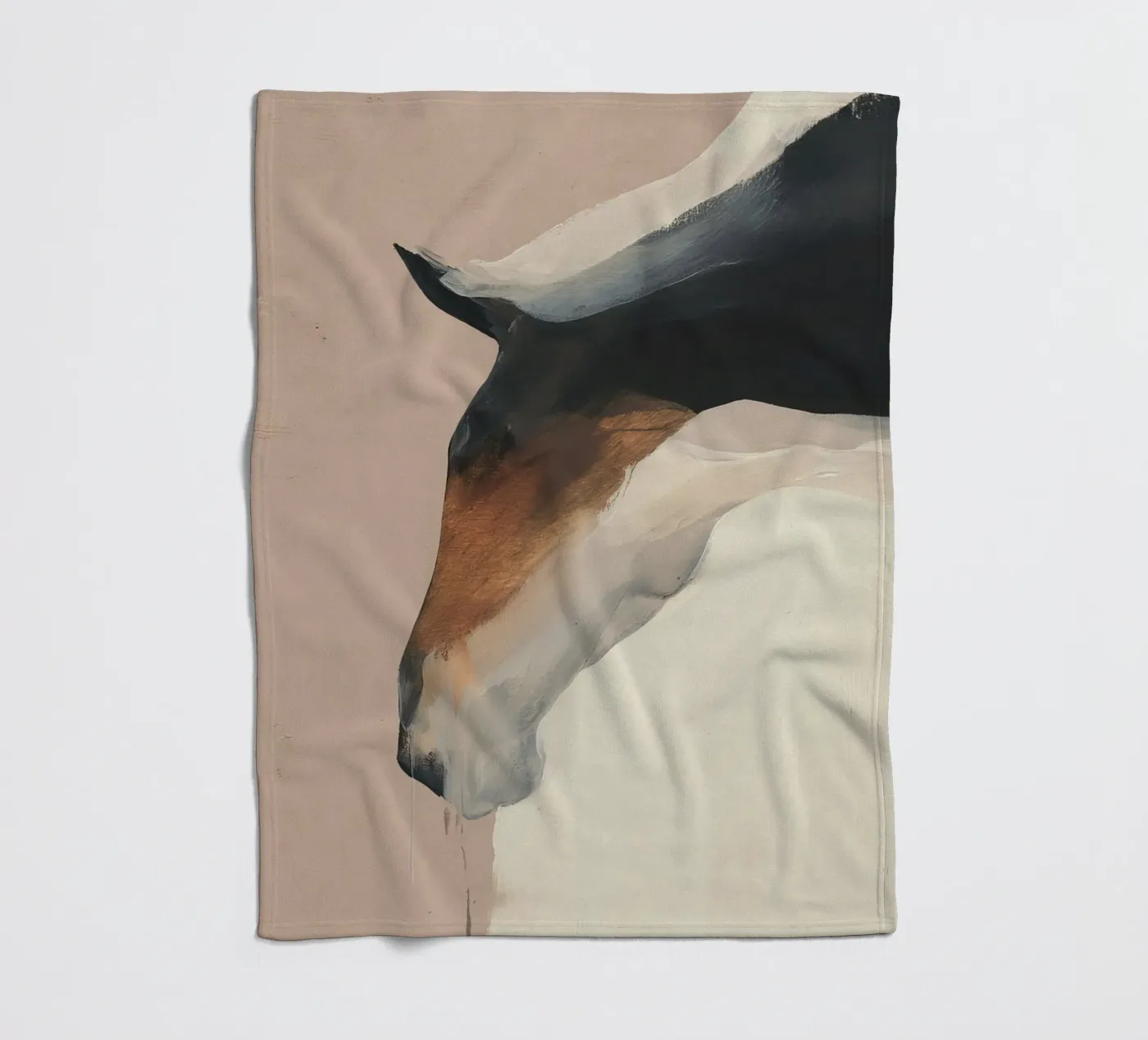 Schattenpferd Fleecedecke von ThingDesign