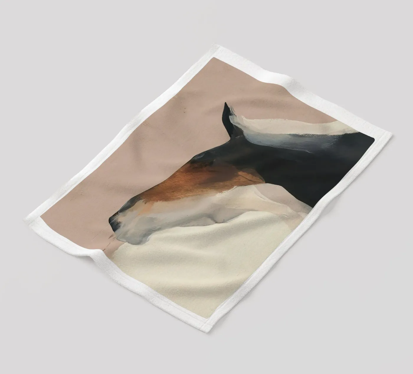 Schattenpferd Fleecedecke von ThingDesign