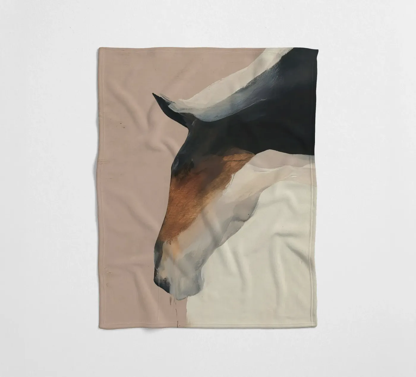 Schattenpferd Fleecedecke von ThingDesign