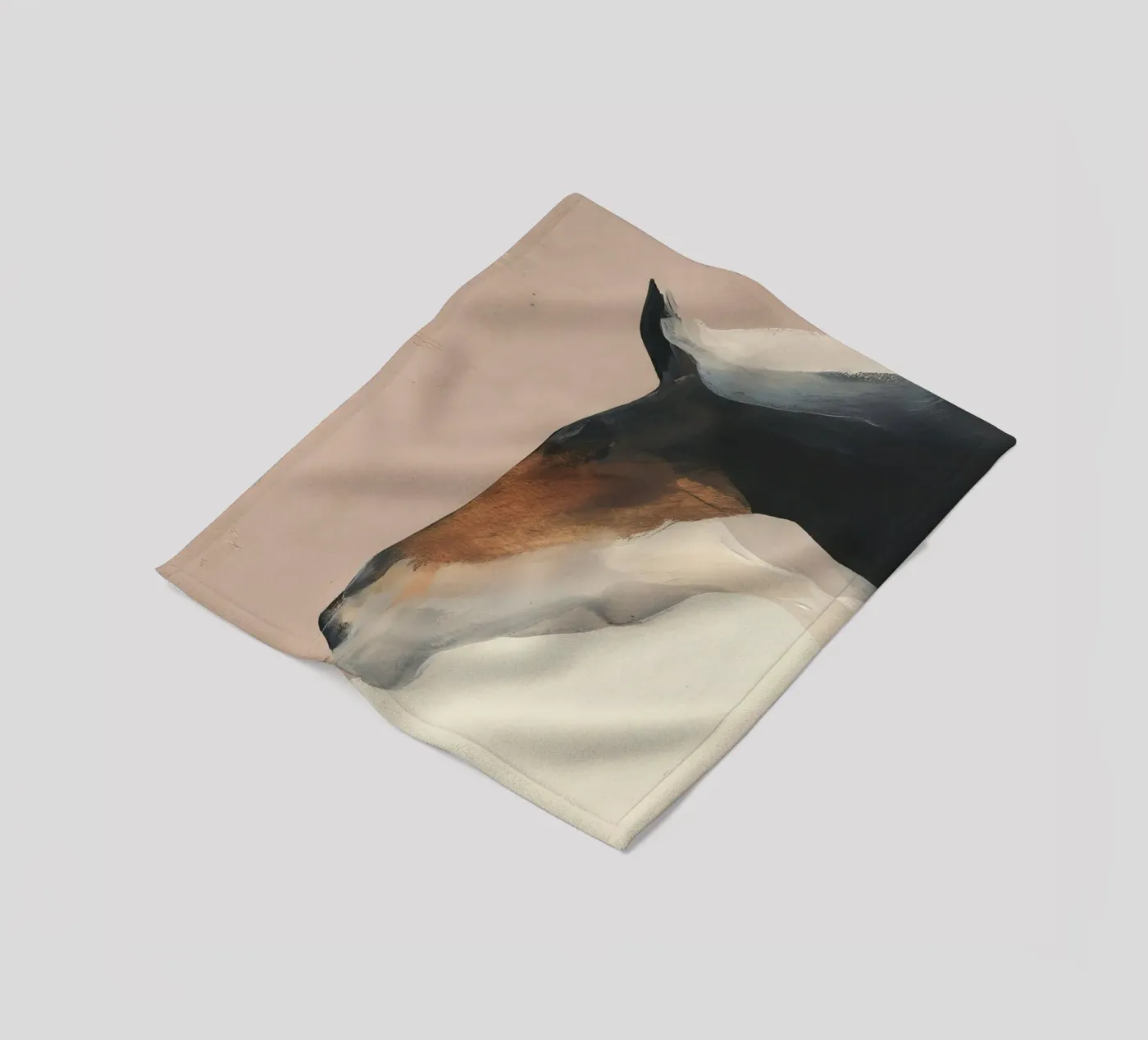 Schattenpferd Fleecedecke von ThingDesign