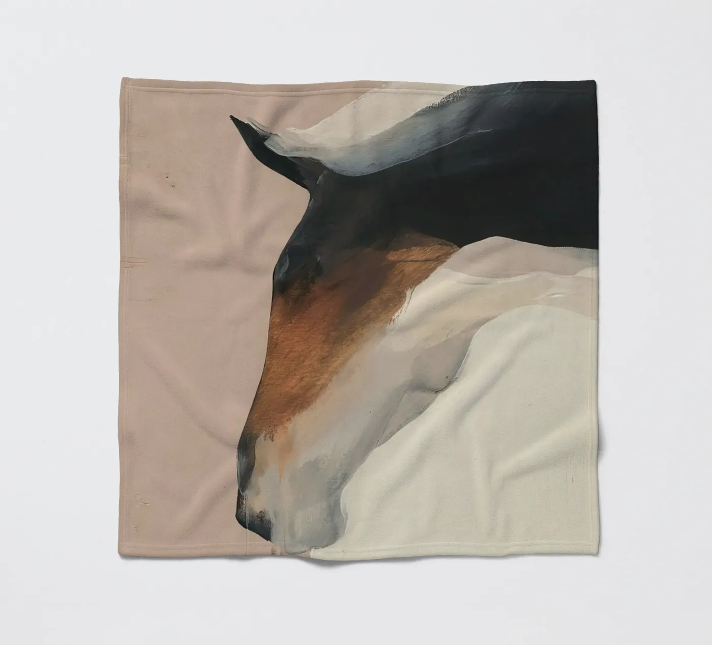 Schattenpferd Fleecedecke von ThingDesign