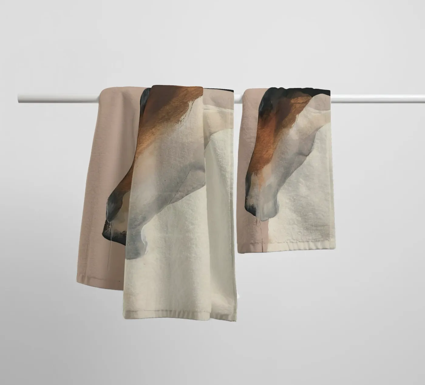 Schattenpferd Handtuch von ThingDesign