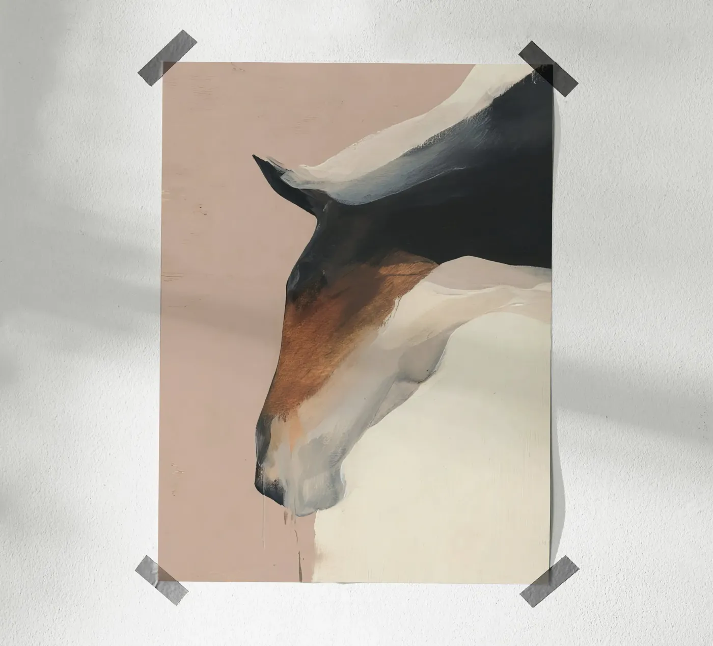 Schattenpferd Poster von ThingDesign