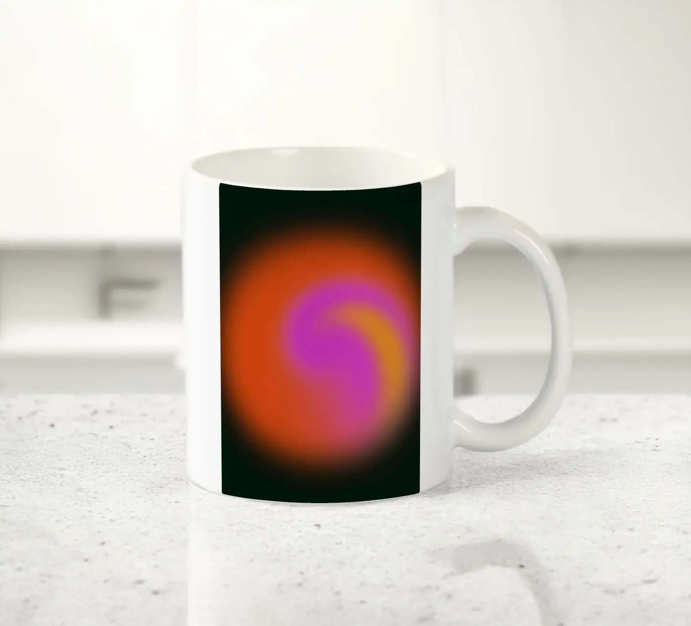 Radiant ceramic mug by Galaxy Eyes