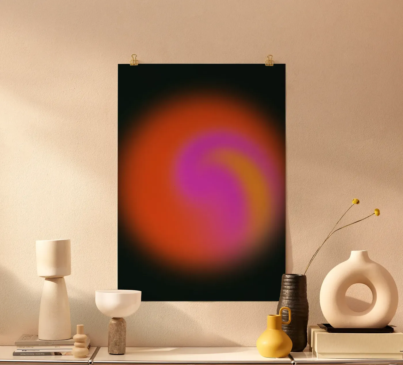 Radiant poster van Galaxy Eyes