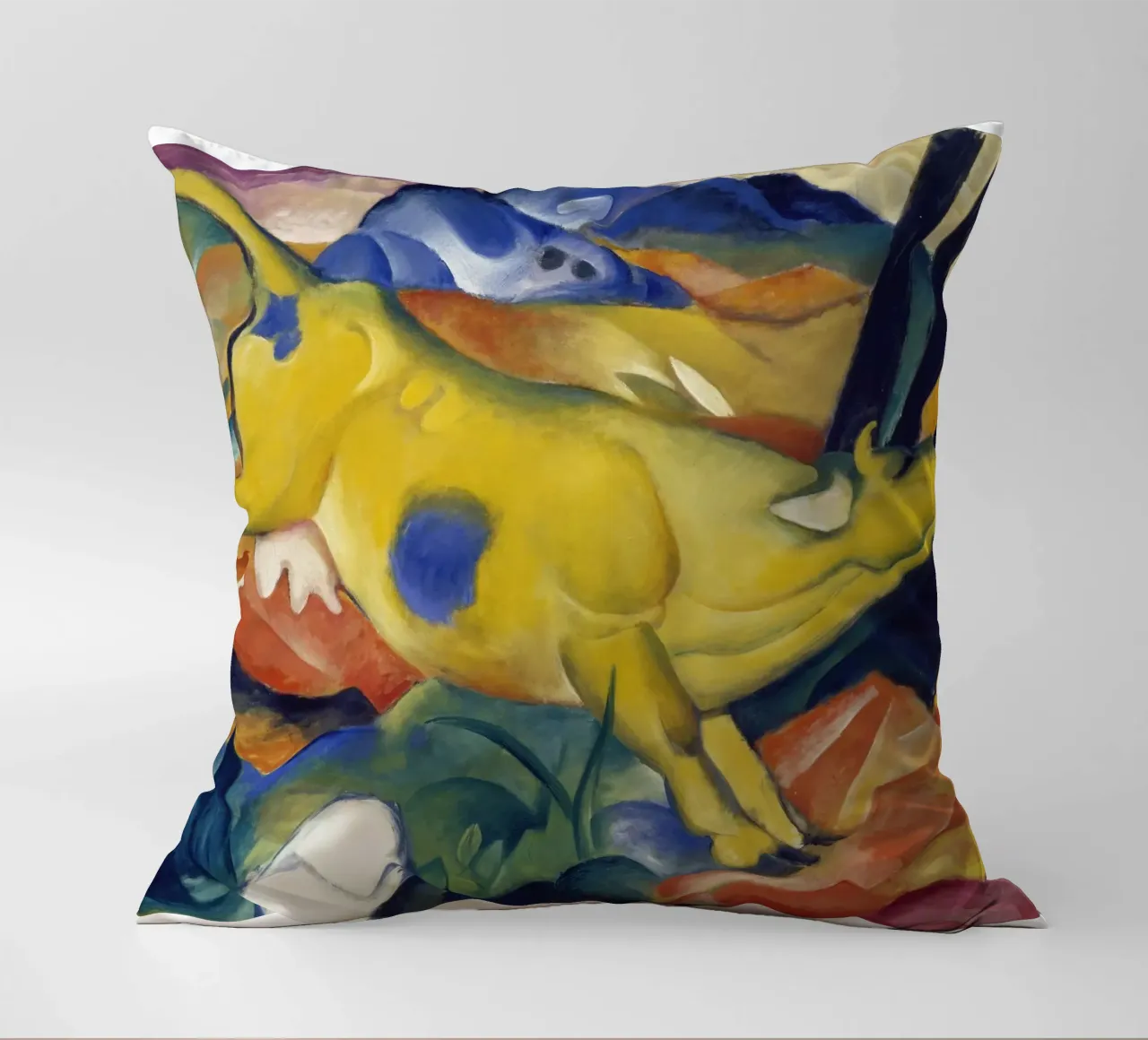 Franz Marc - Mucca gialla cuscino da ARTOTHEK