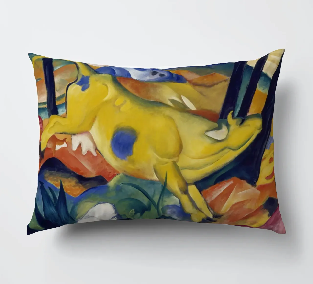 Franz Marc - Mucca gialla cuscino da ARTOTHEK