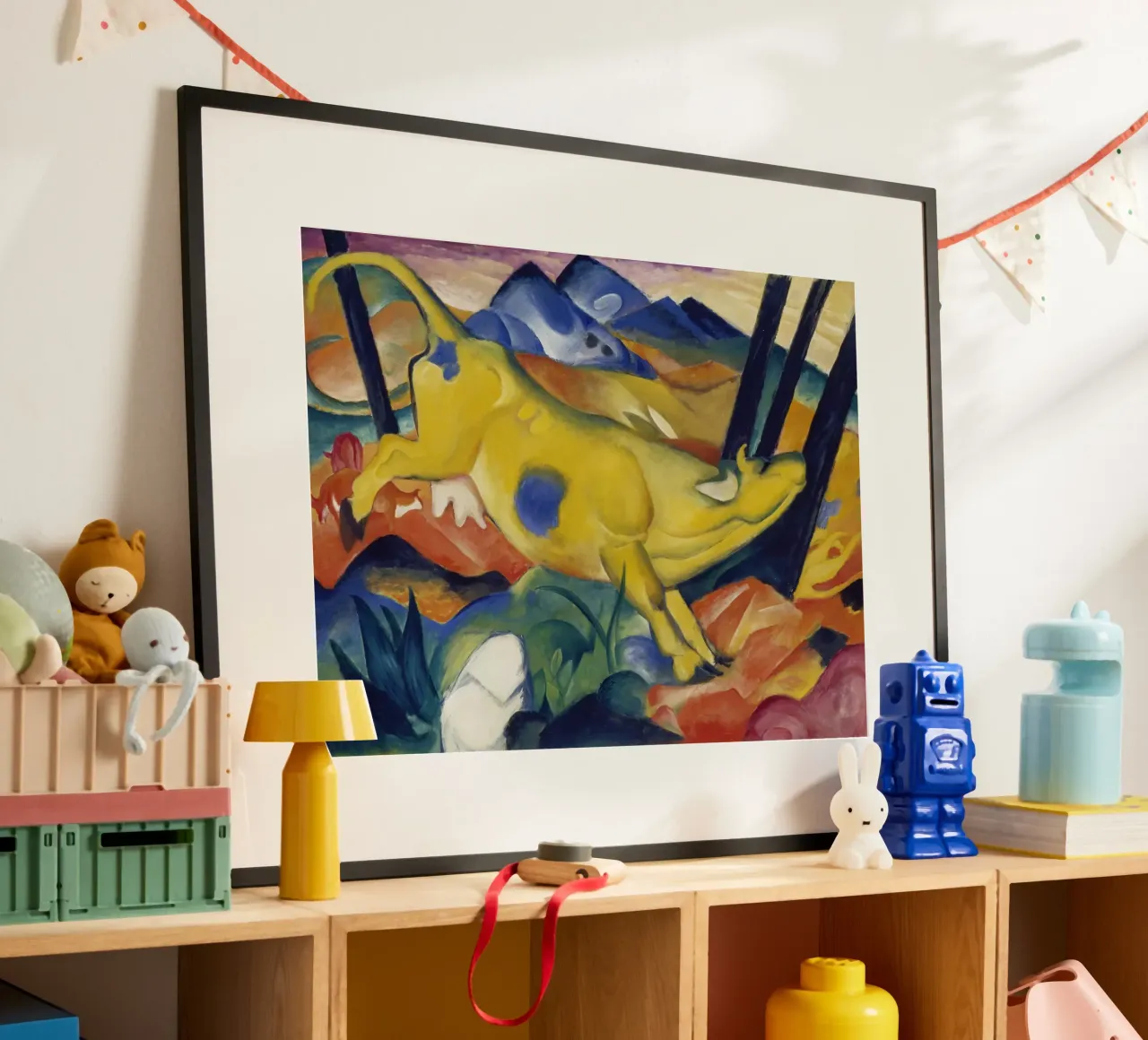 Franz Marc - Vache jaune hahnemühle de ARTOTHEK