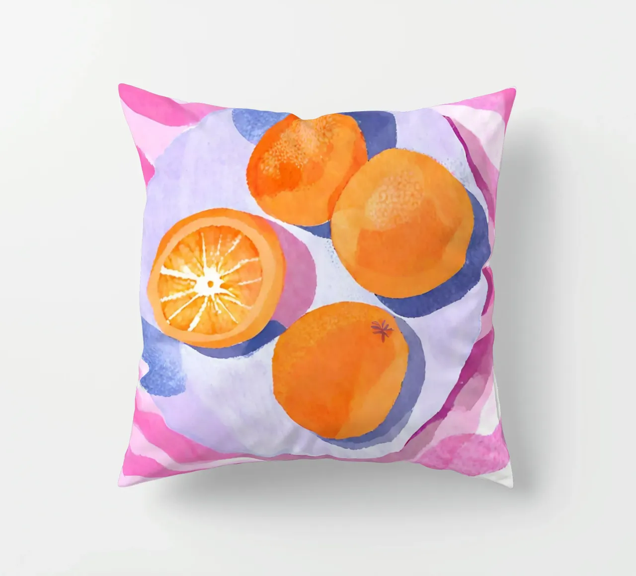 Orangen auf Teller cuscino da Ohkimiko
