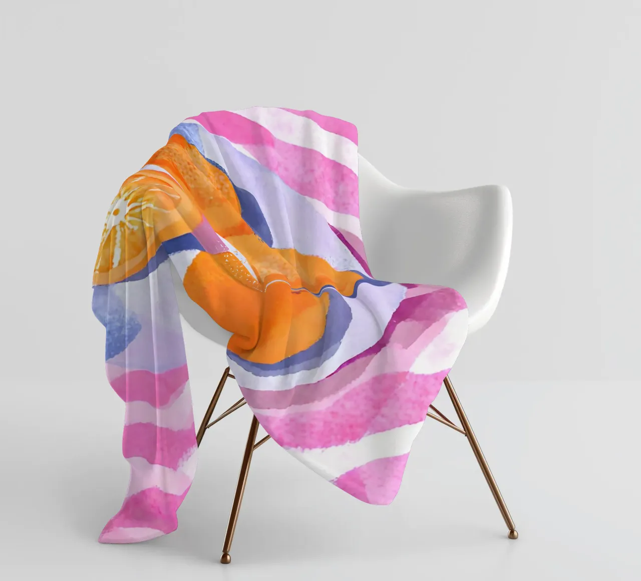 Orangen auf Teller coperta in pile da Ohkimiko