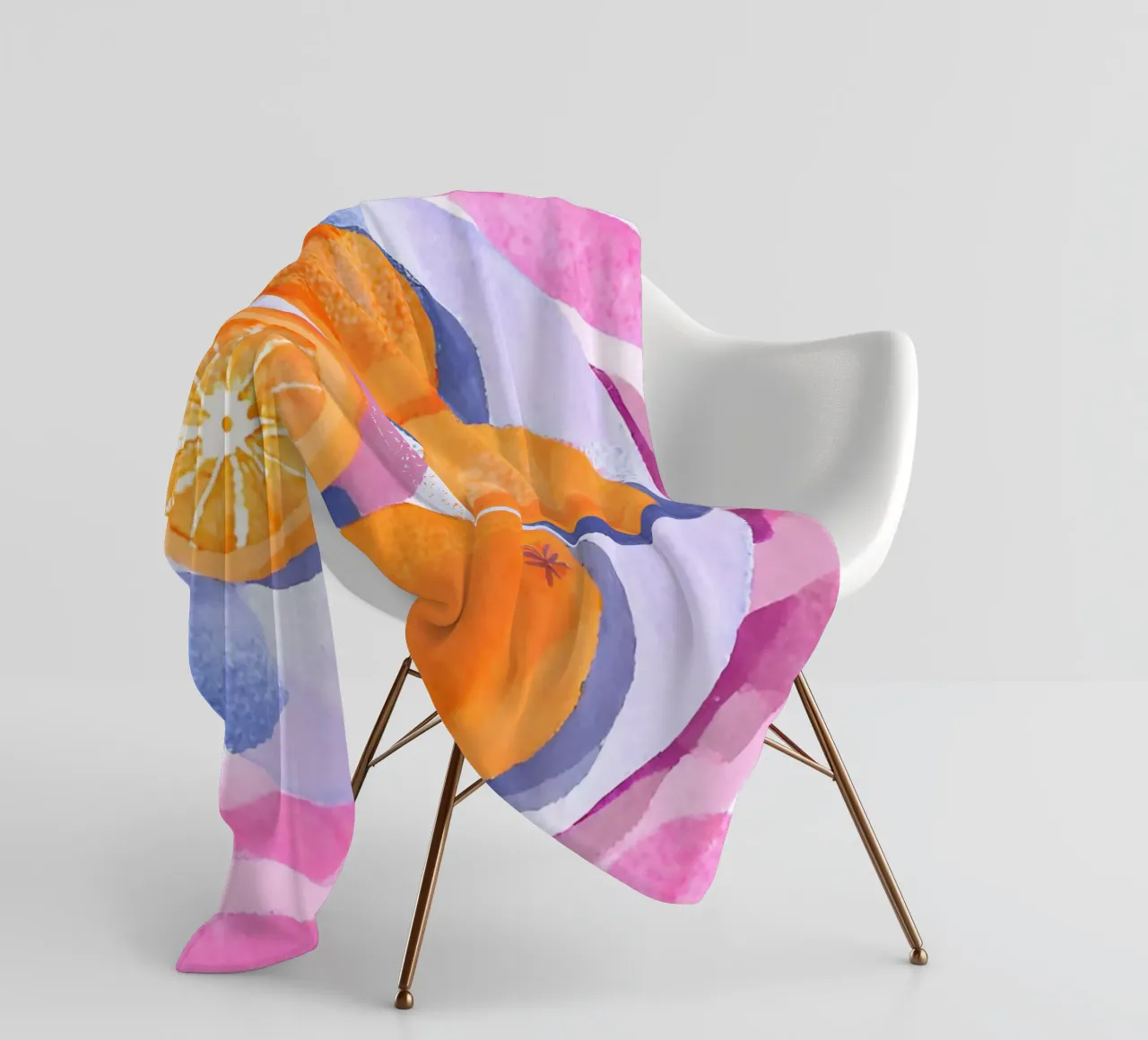 Orangen auf Teller coperta in pile da Ohkimiko