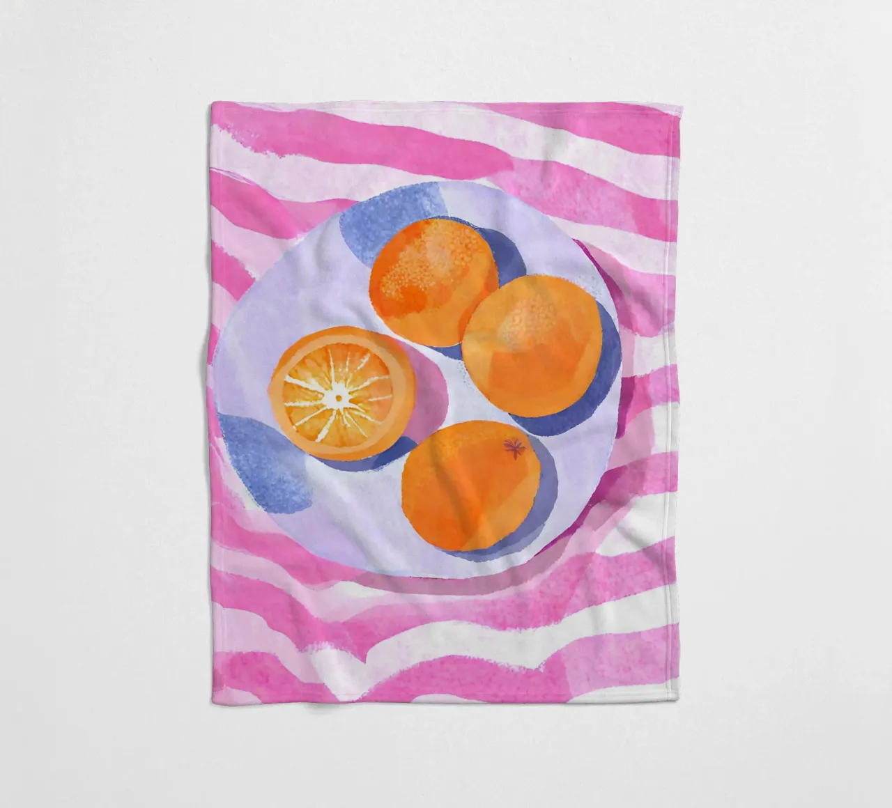 Orangen auf Teller coperta in pile da Ohkimiko