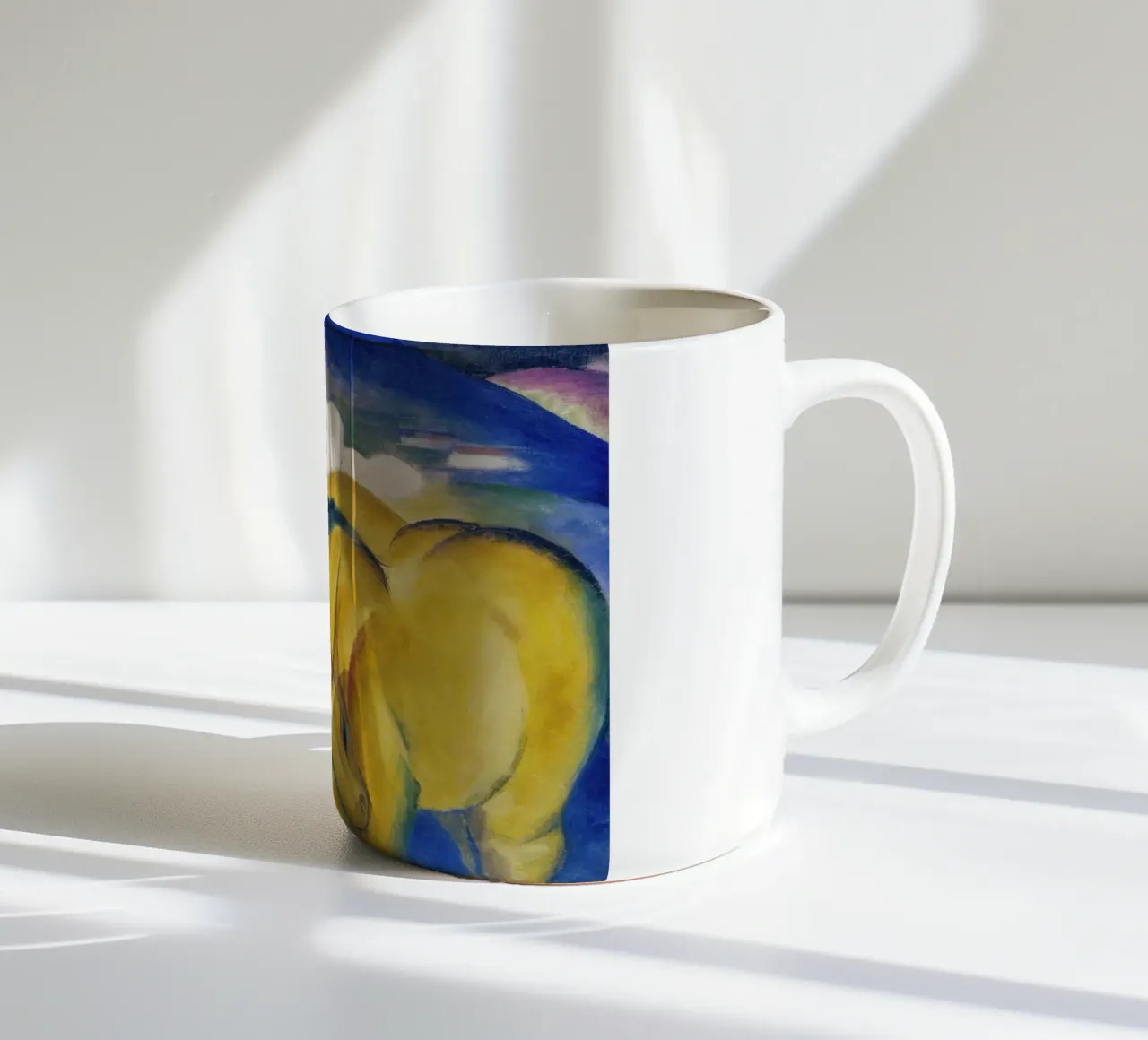 Franz Marc - Piccoli cavalli gialli tazza in ceramica da ARTOTHEK