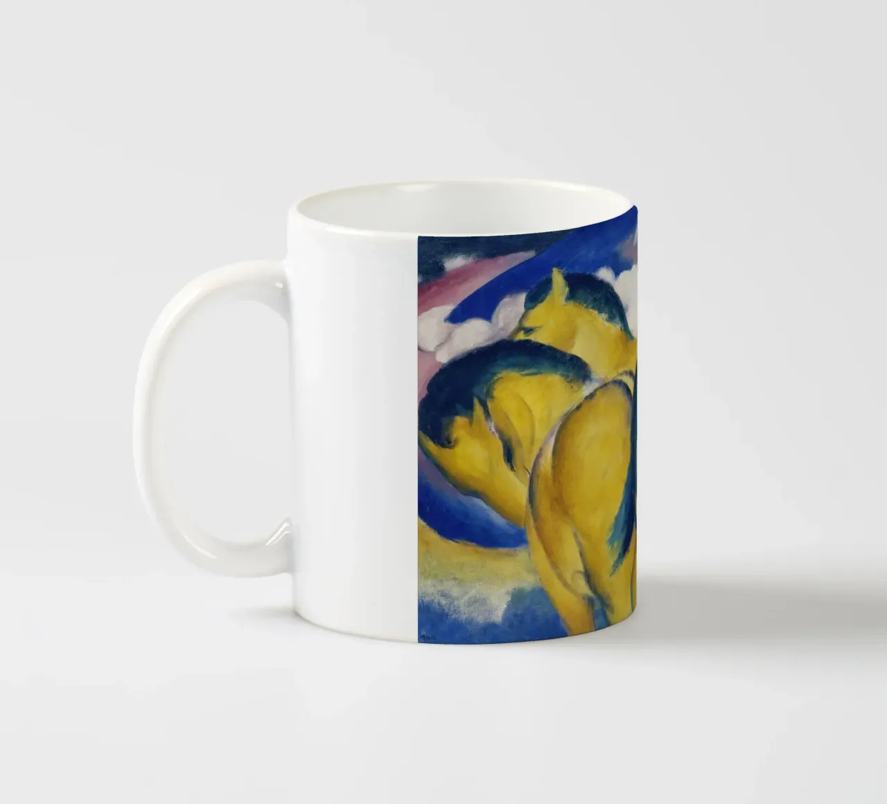 Franz Marc - Piccoli cavalli gialli tazza in ceramica da ARTOTHEK