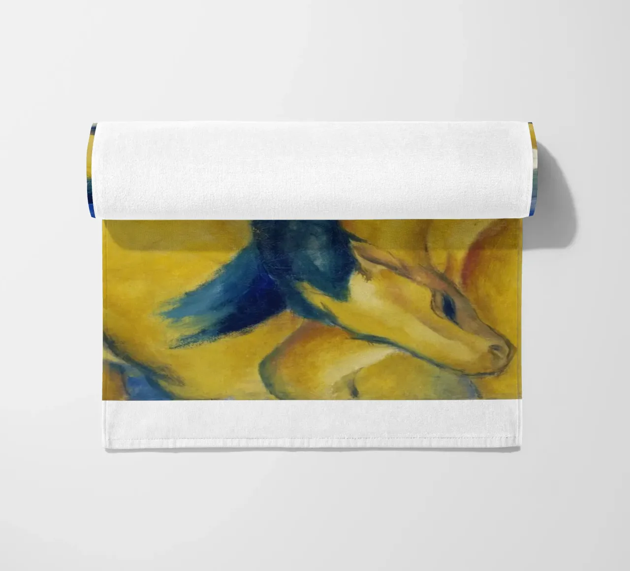 Franz Marc - Piccoli cavalli gialli telo mare da ARTOTHEK