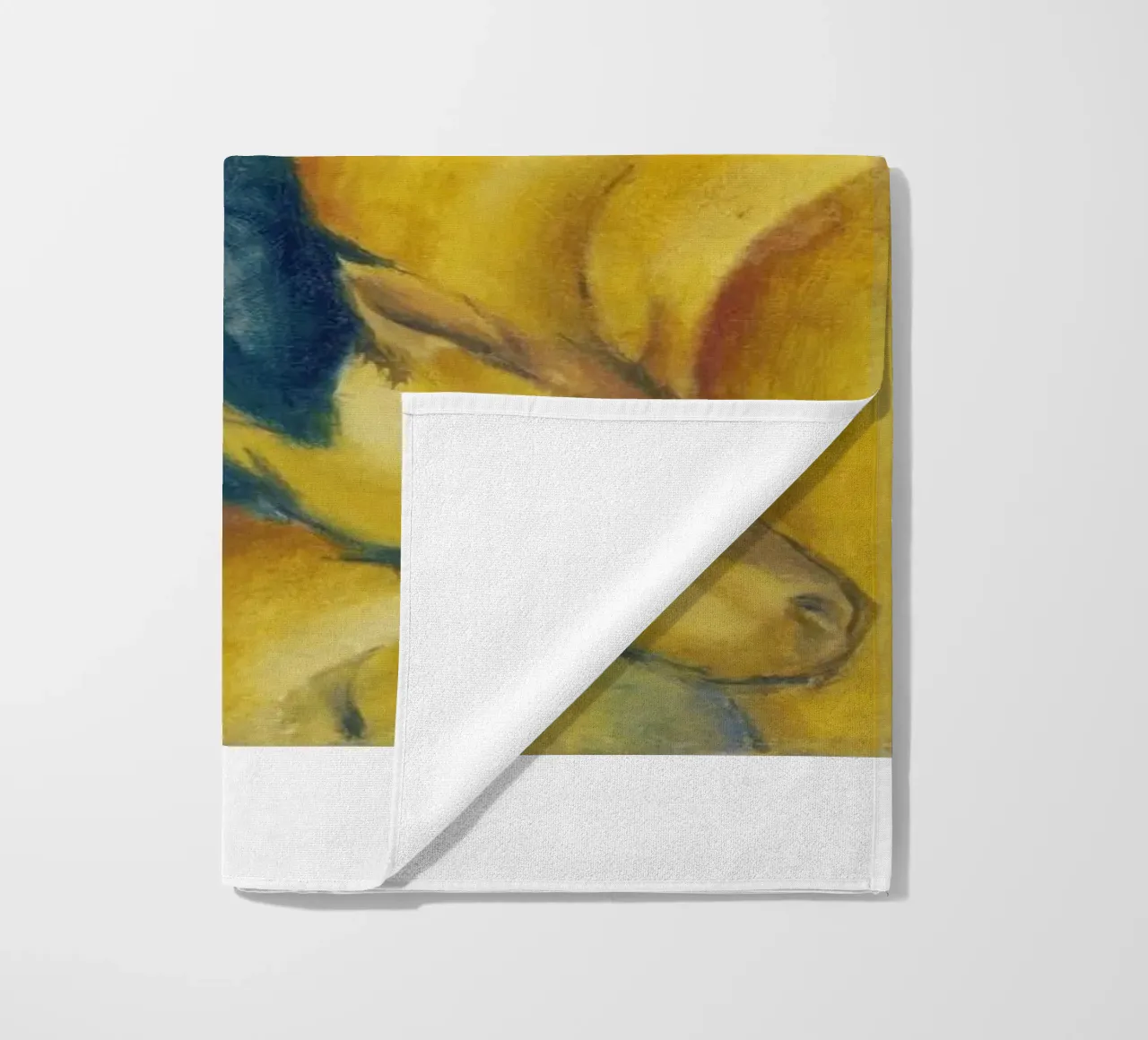 Franz Marc - Piccoli cavalli gialli telo mare da ARTOTHEK