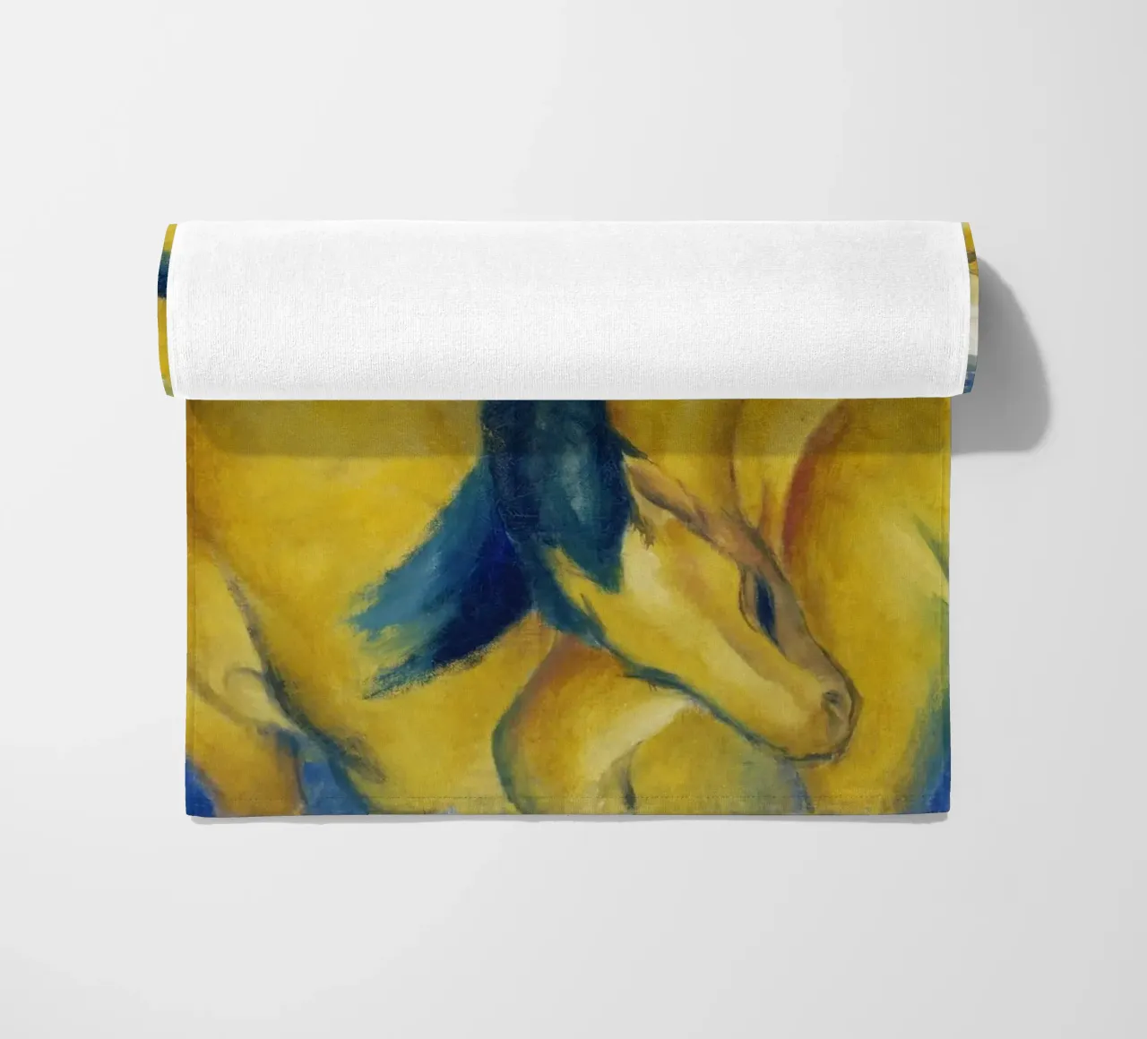 Franz Marc - Piccoli cavalli gialli telo mare da ARTOTHEK