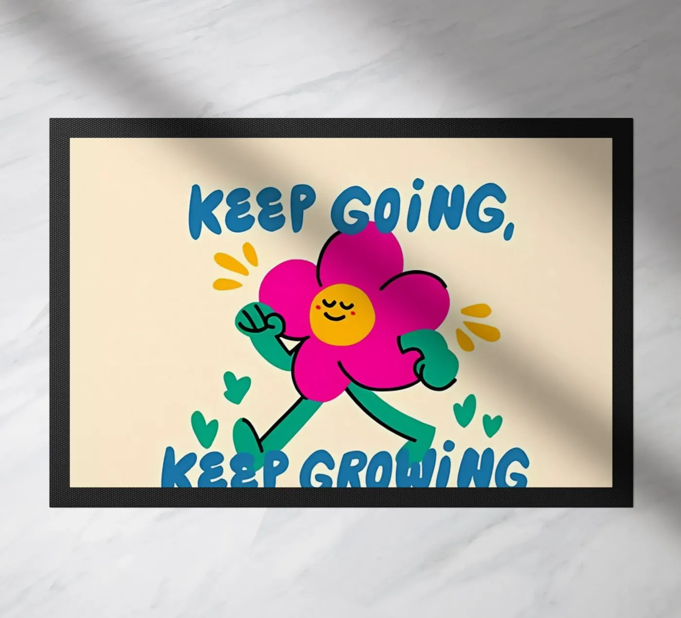 Keep going doormat by Manh beo