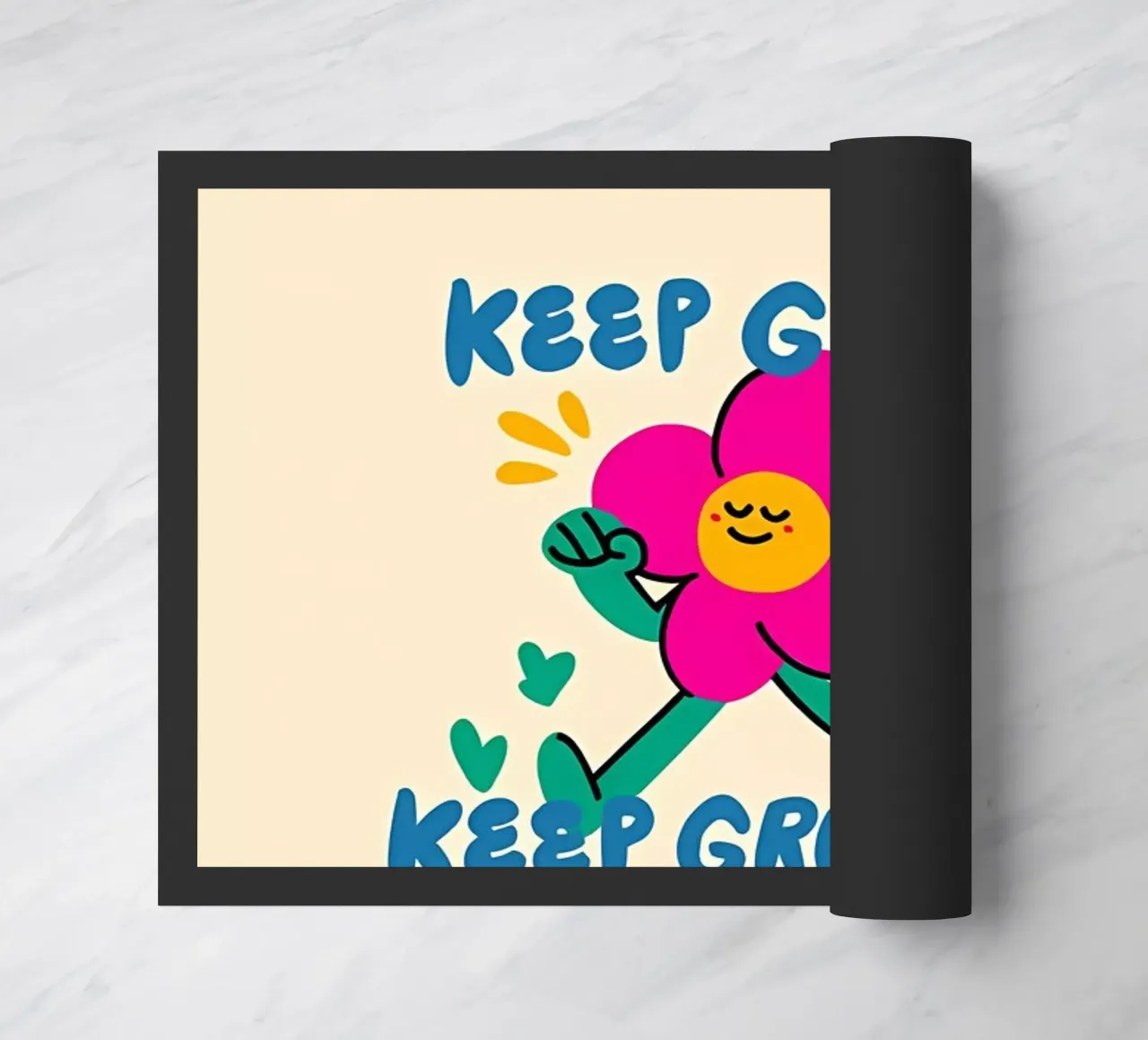 Keep going doormat by Manh beo