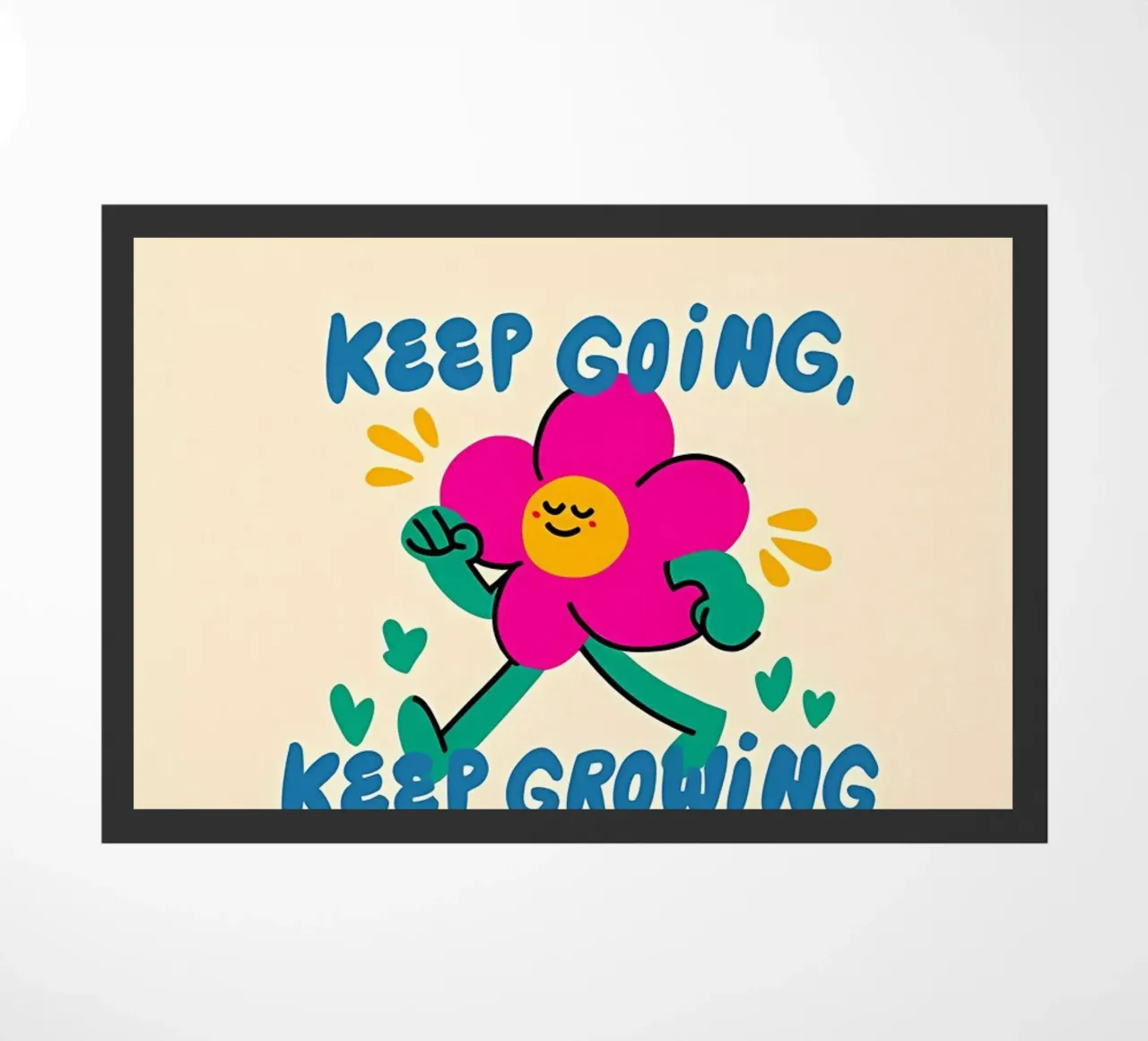 Keep going doormat by Manh beo