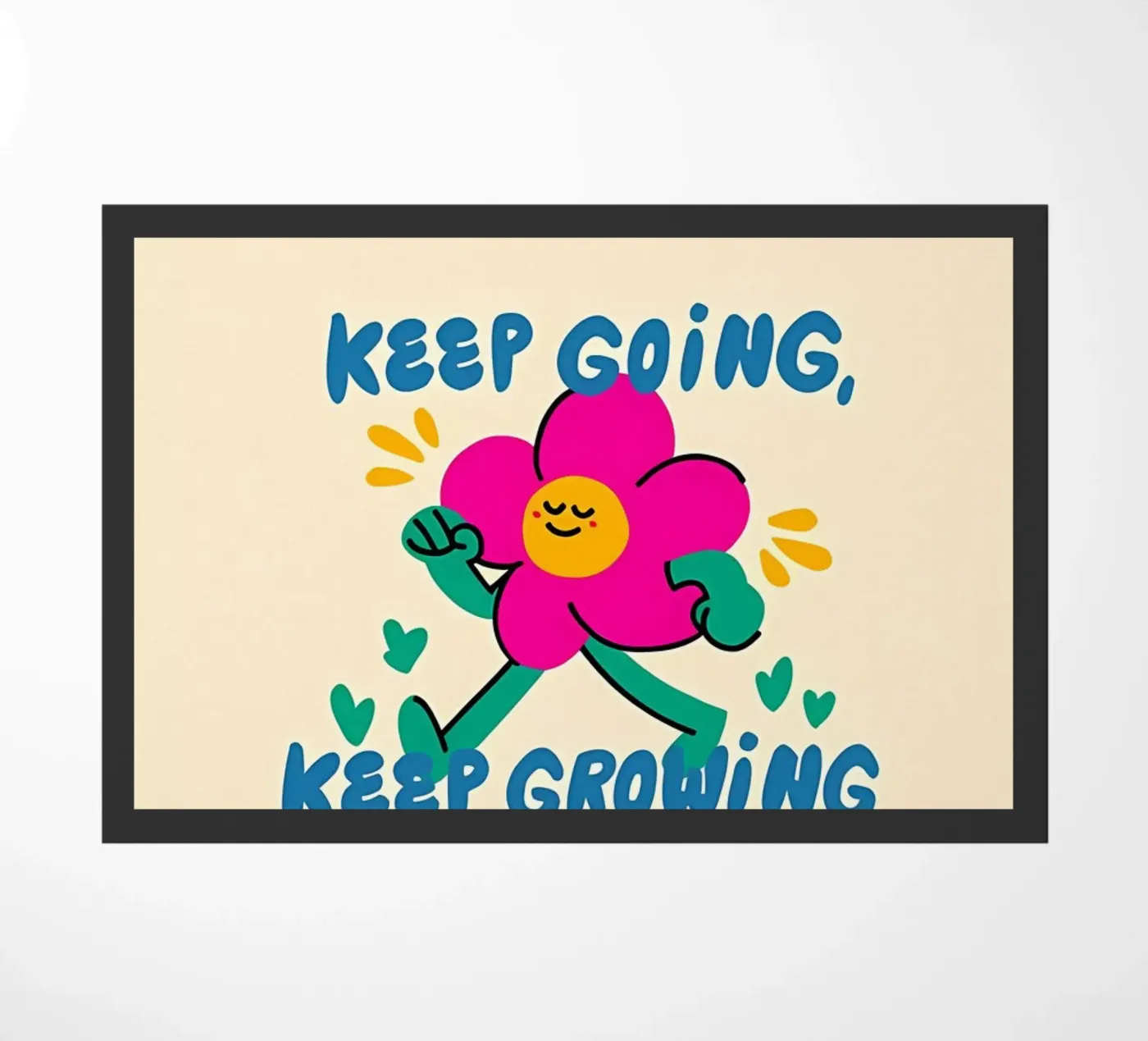 Keep going doormat by Manh beo