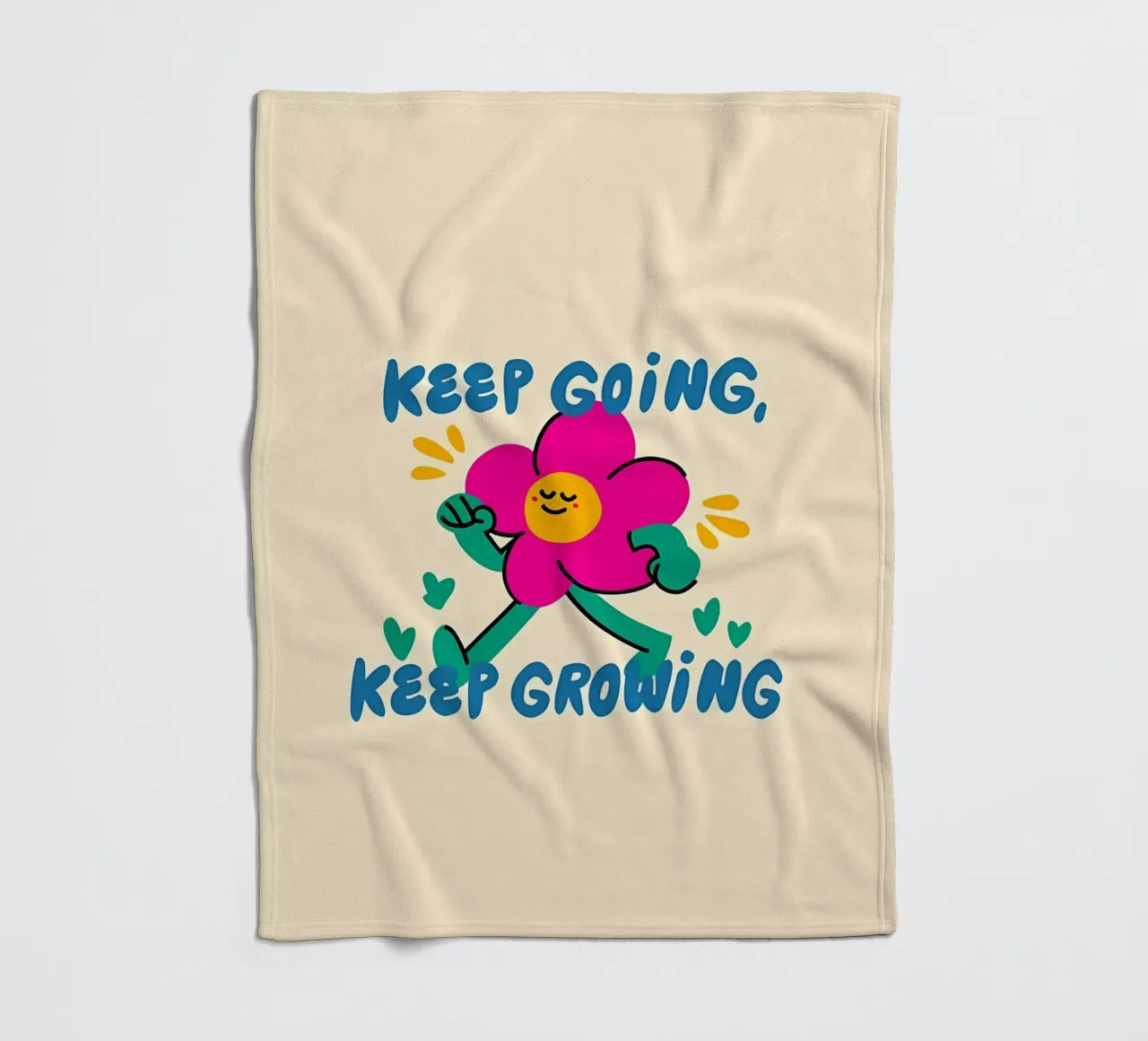 Keep going Fleecedecke von Manh beo