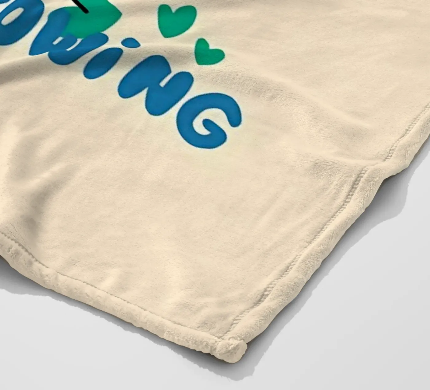 Keep going fleece blanket by Manh beo