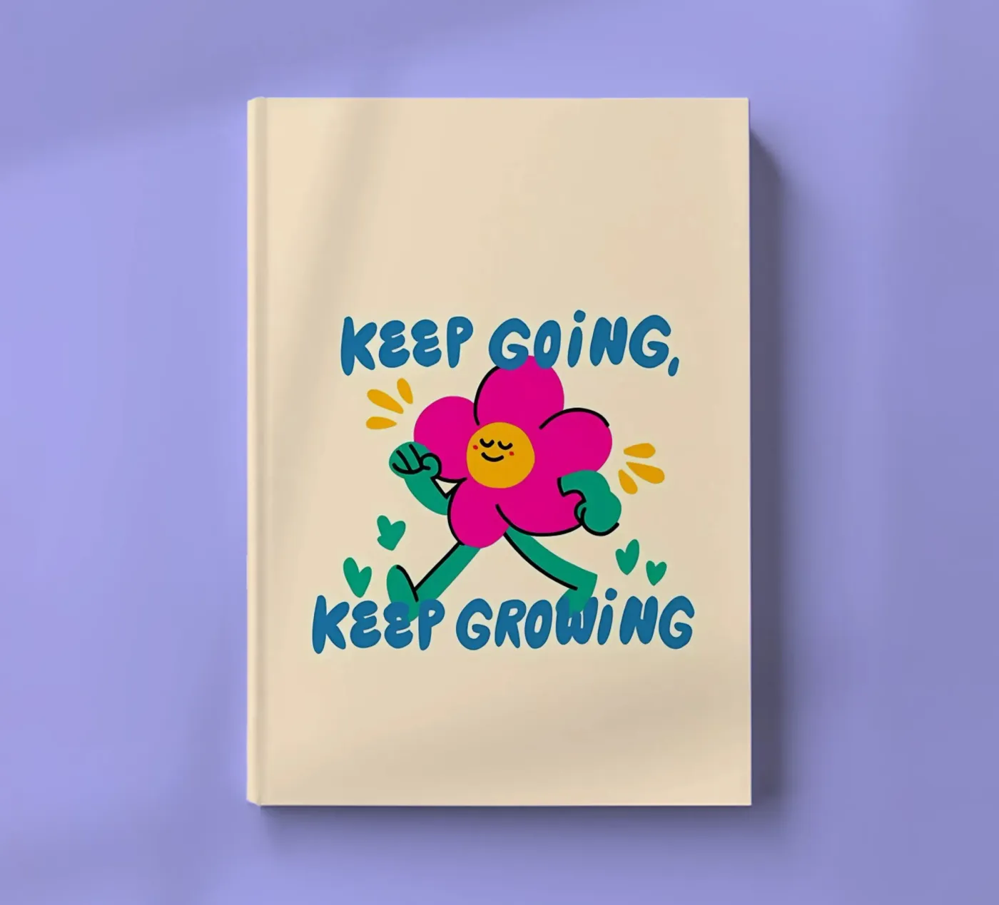 Keep going notebook by Manh beo