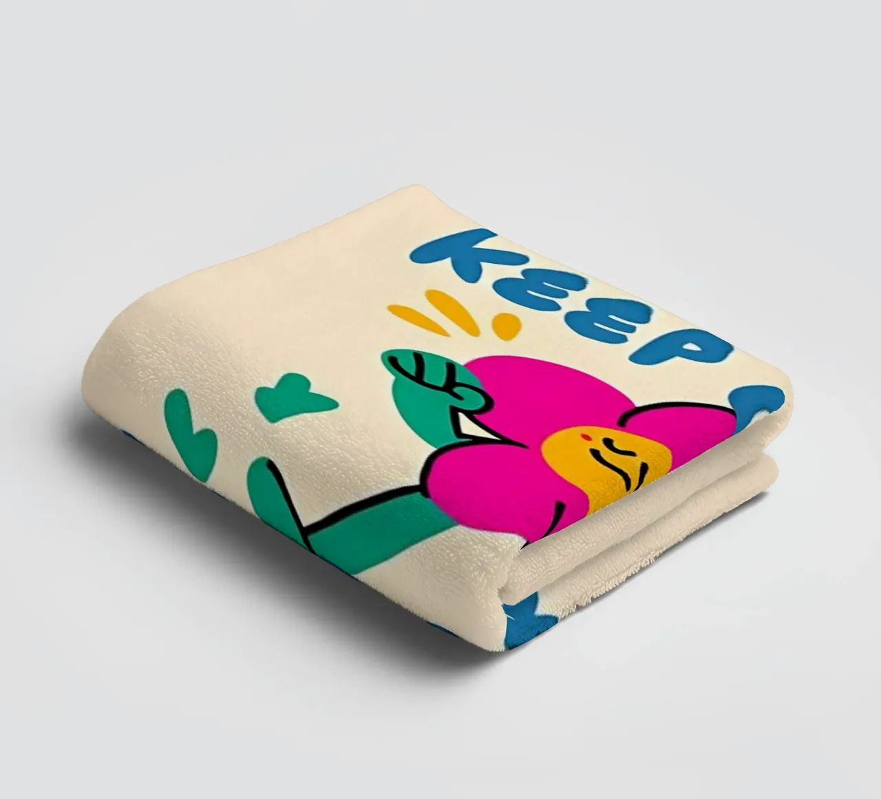 Keep going towel by Manh beo