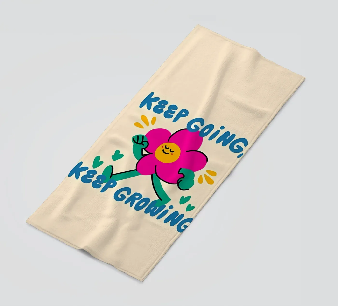 Weitermachen Strandtuch von Manh beo